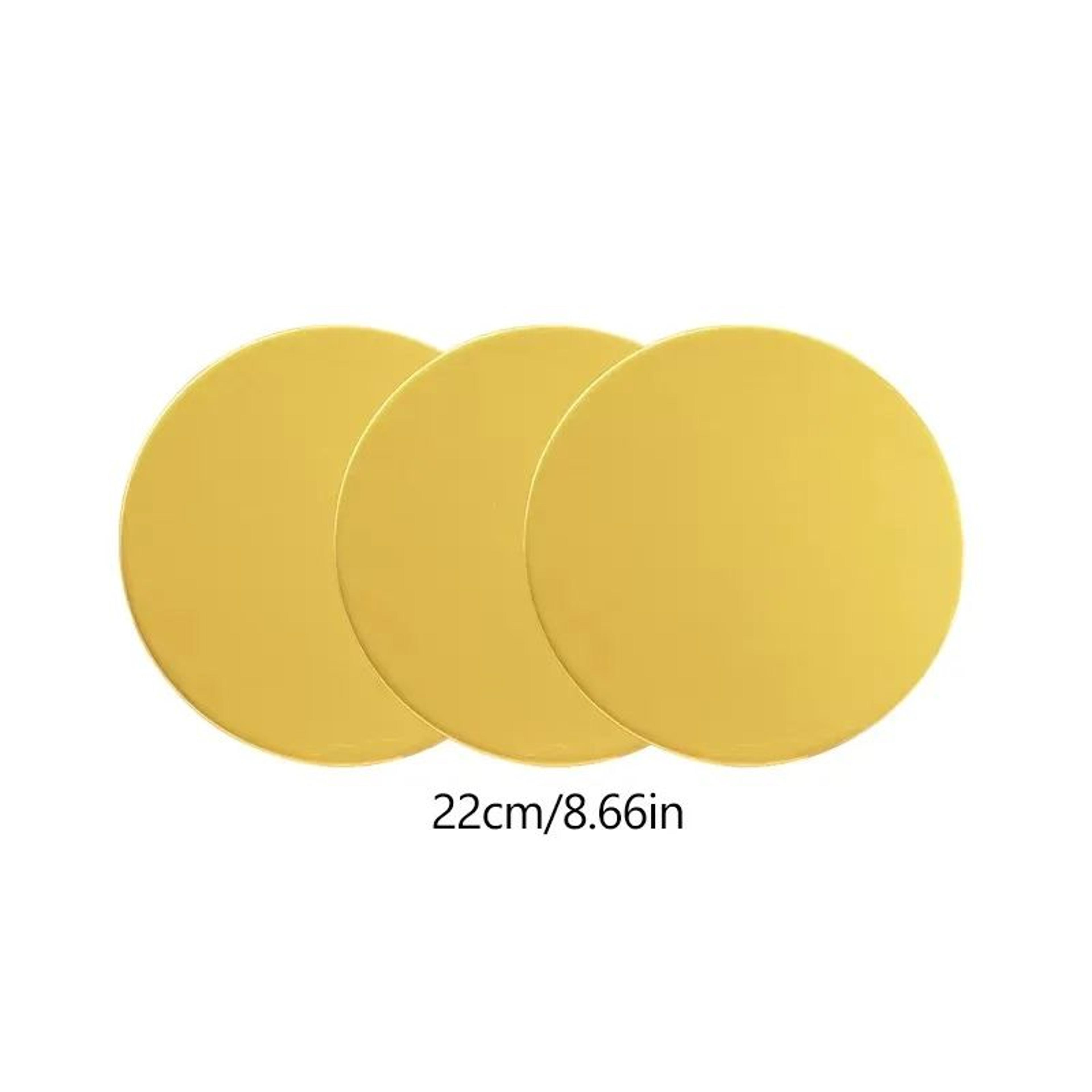PrecisionStack Acrylic Cake Disc Set  SmoothEdge Boards For Flawless Ganaching  Layering 9