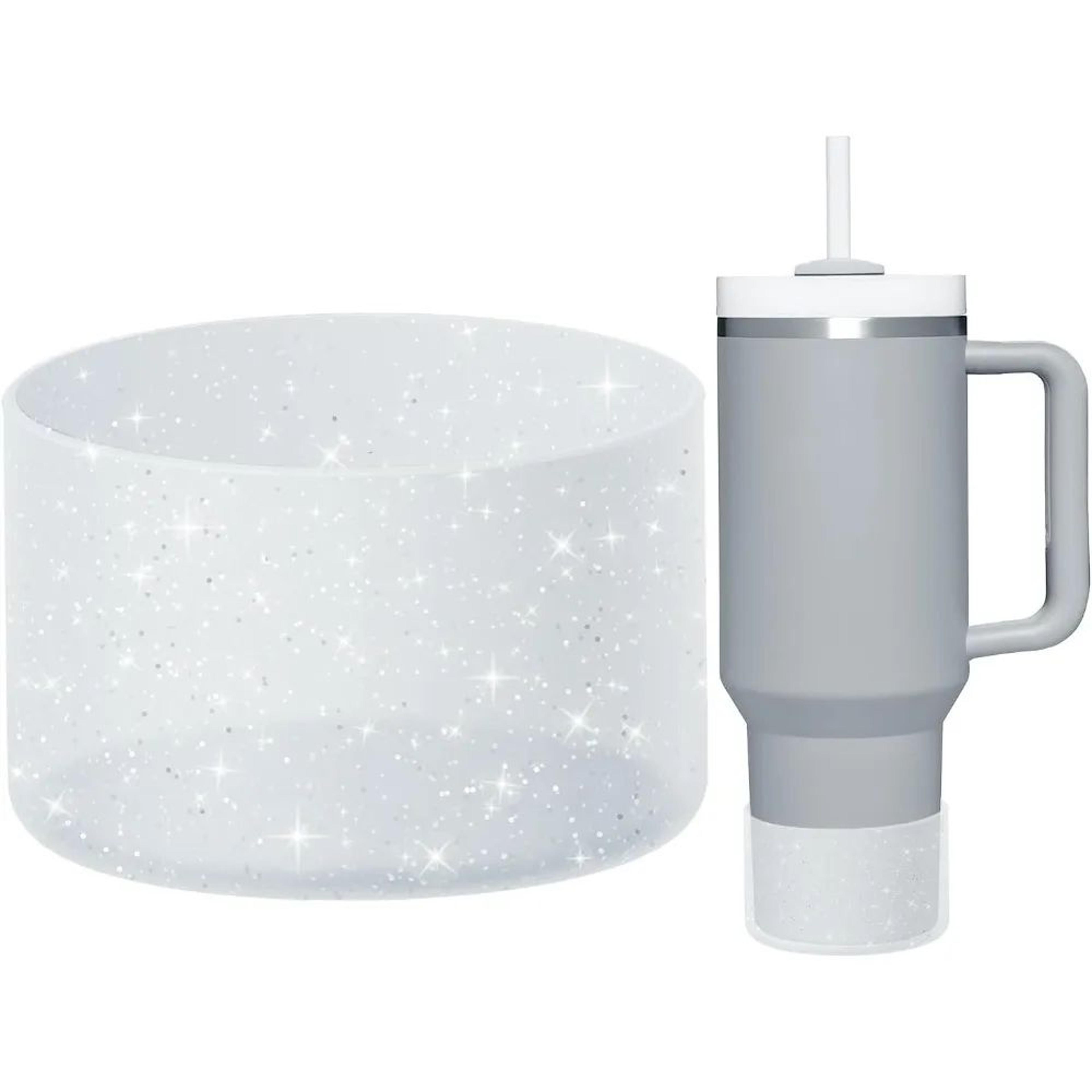 Protective Bling Silicone Tumbler Boot Sleeve  Fits 2040oz Bling Tumbler Sleeve  Hydro Flask Bottle 0