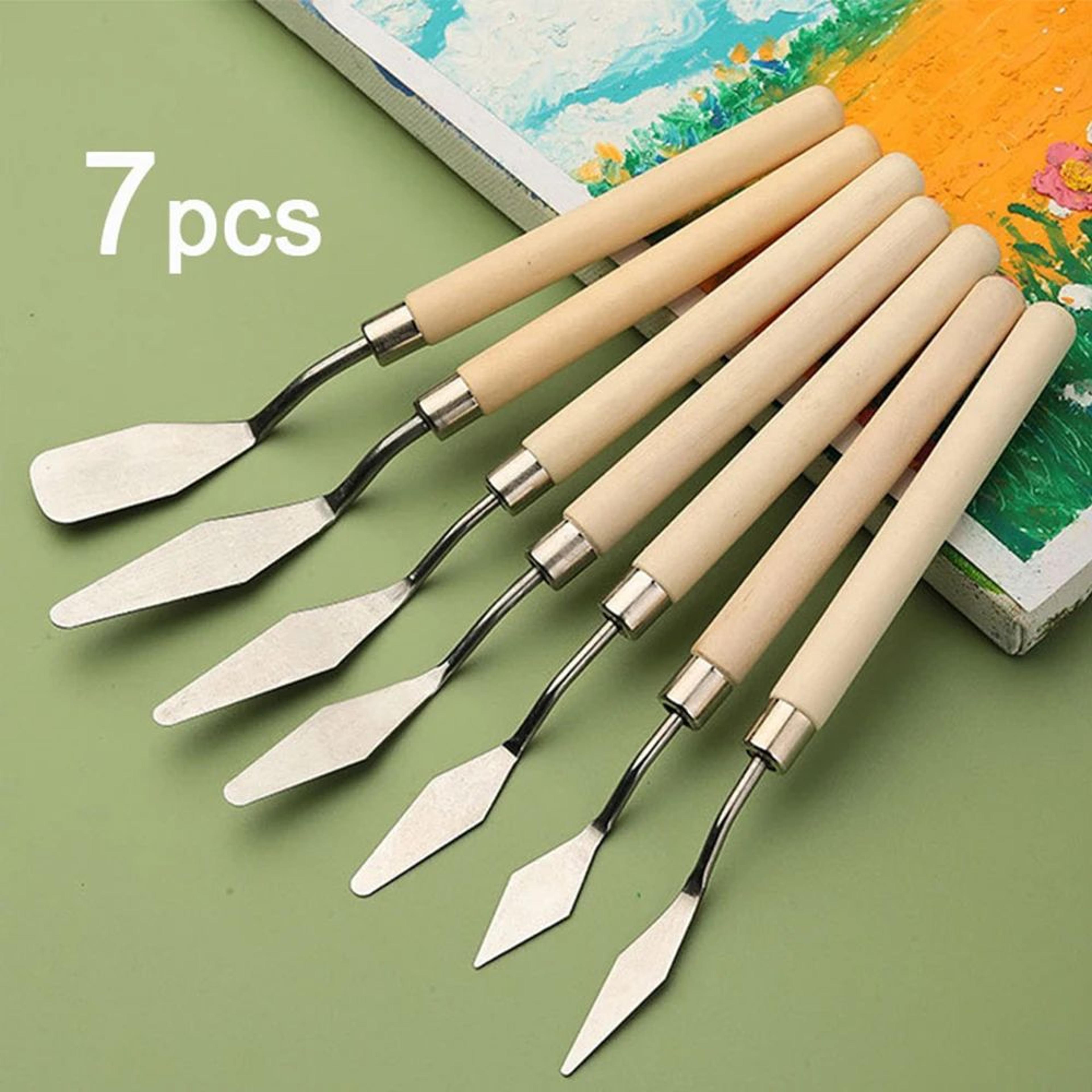 precision mini palette & sculpting knife set for cake decorating and creative art