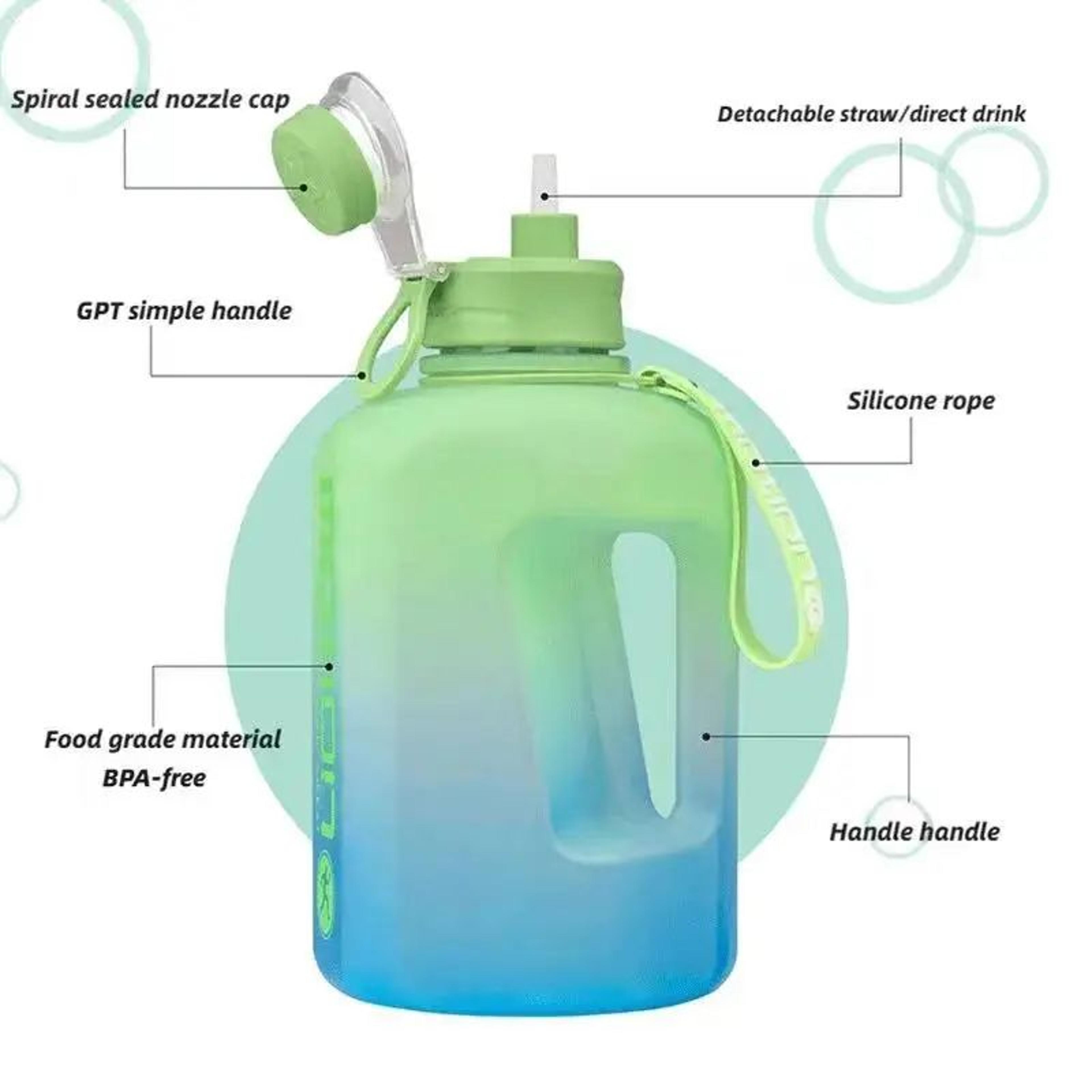 24L Large Capacity Sports Water Bottle With Straw  Fitness Hydration Jug 4