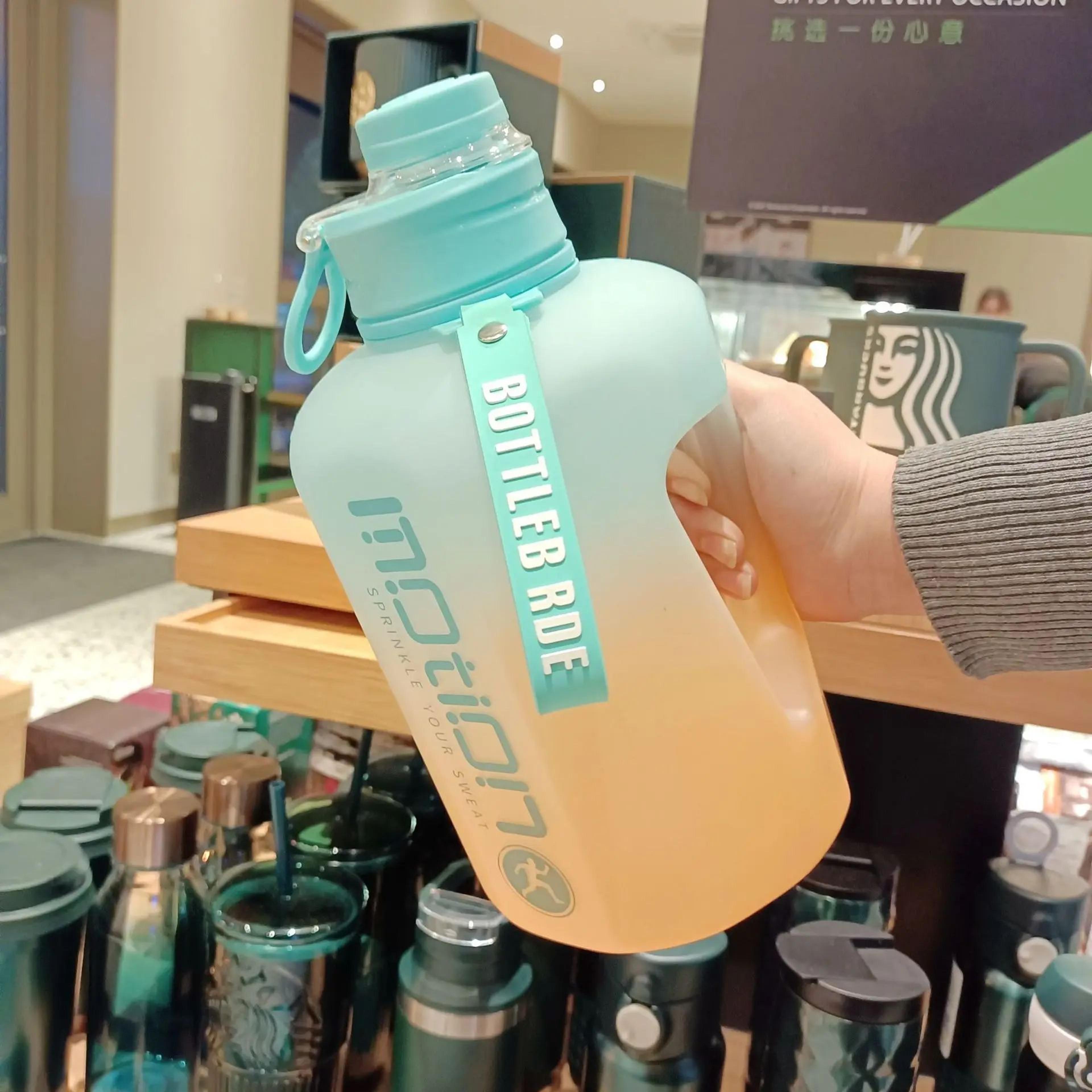 24L Large Capacity Sports Water Bottle With Straw  Fitness Hydration Jug 7