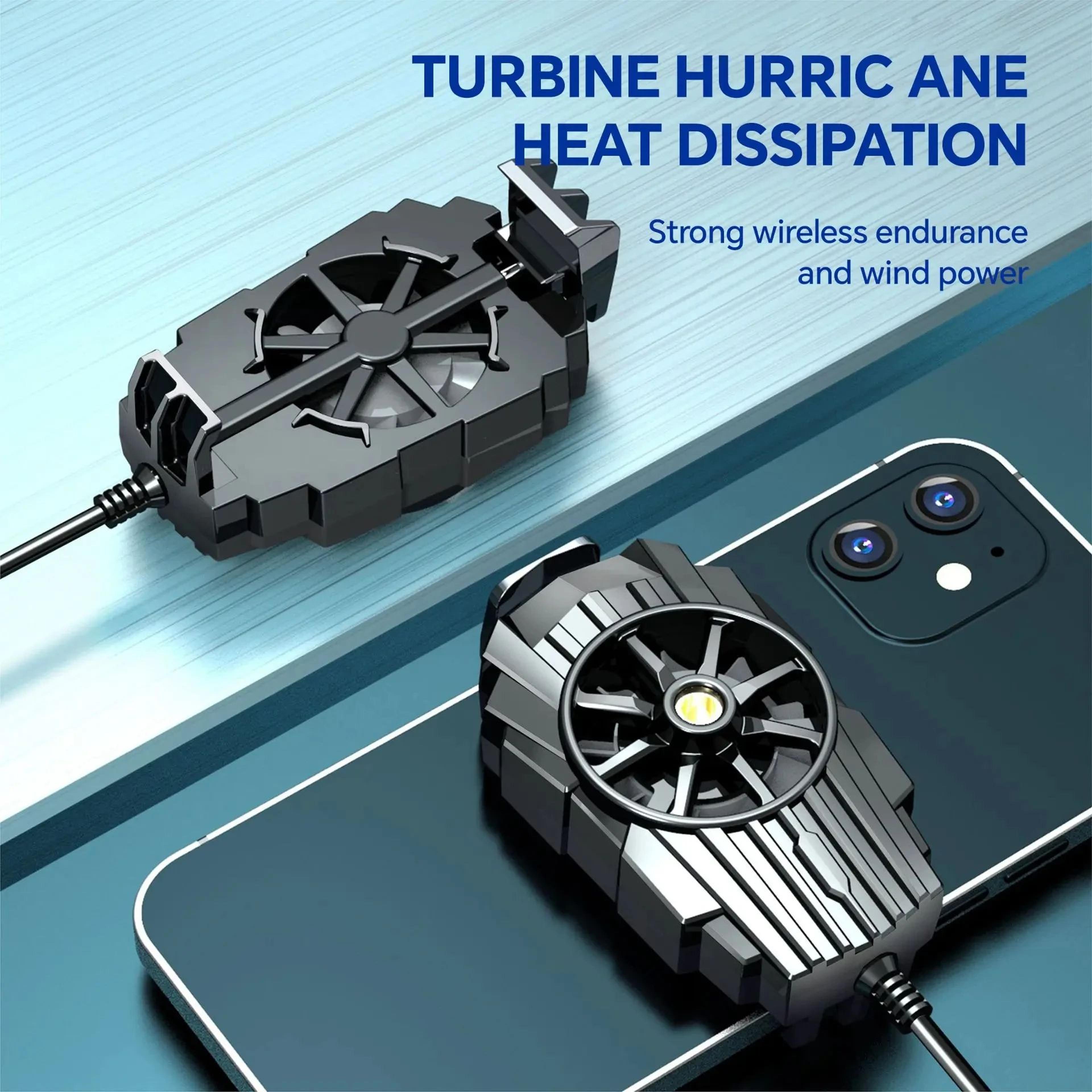 Portable Mobile Phone Cooling Fan For Gaming  USB Radiator Mini Cooler For IPhone  Android 4
