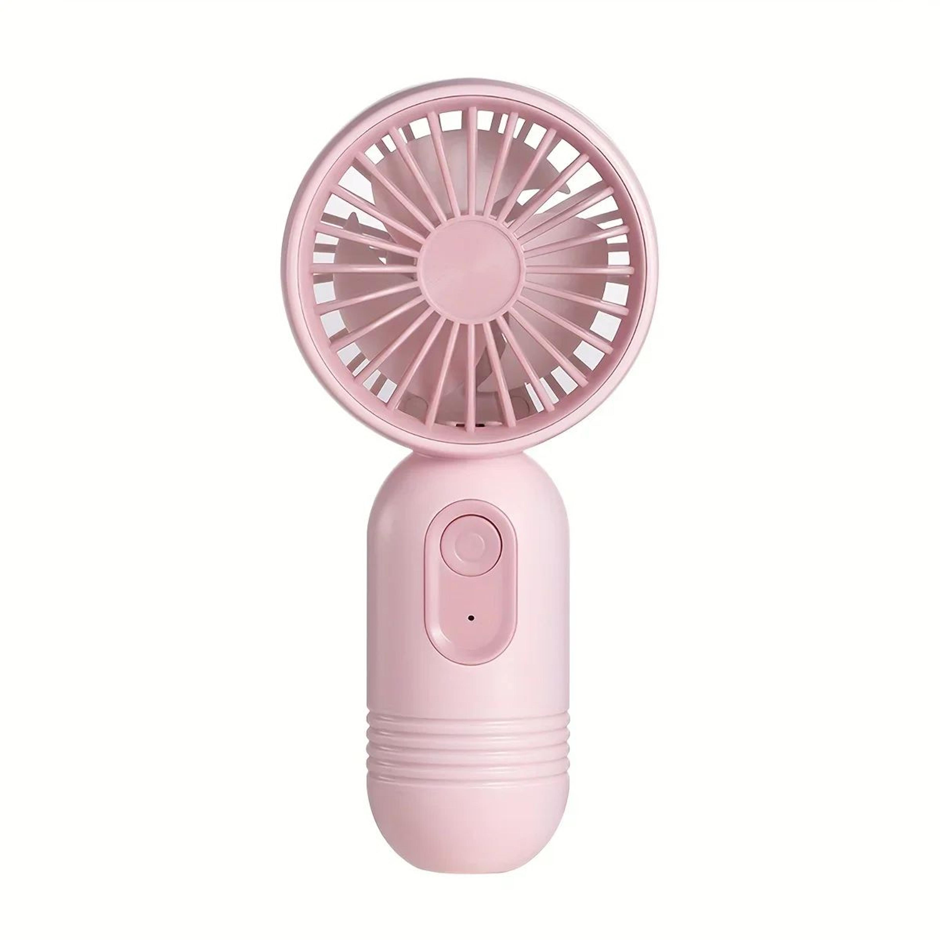 Mini Handheld USB Rechargeable Fan With 3Speed Strong Wind For Travel Desk  Outdoor Use 6