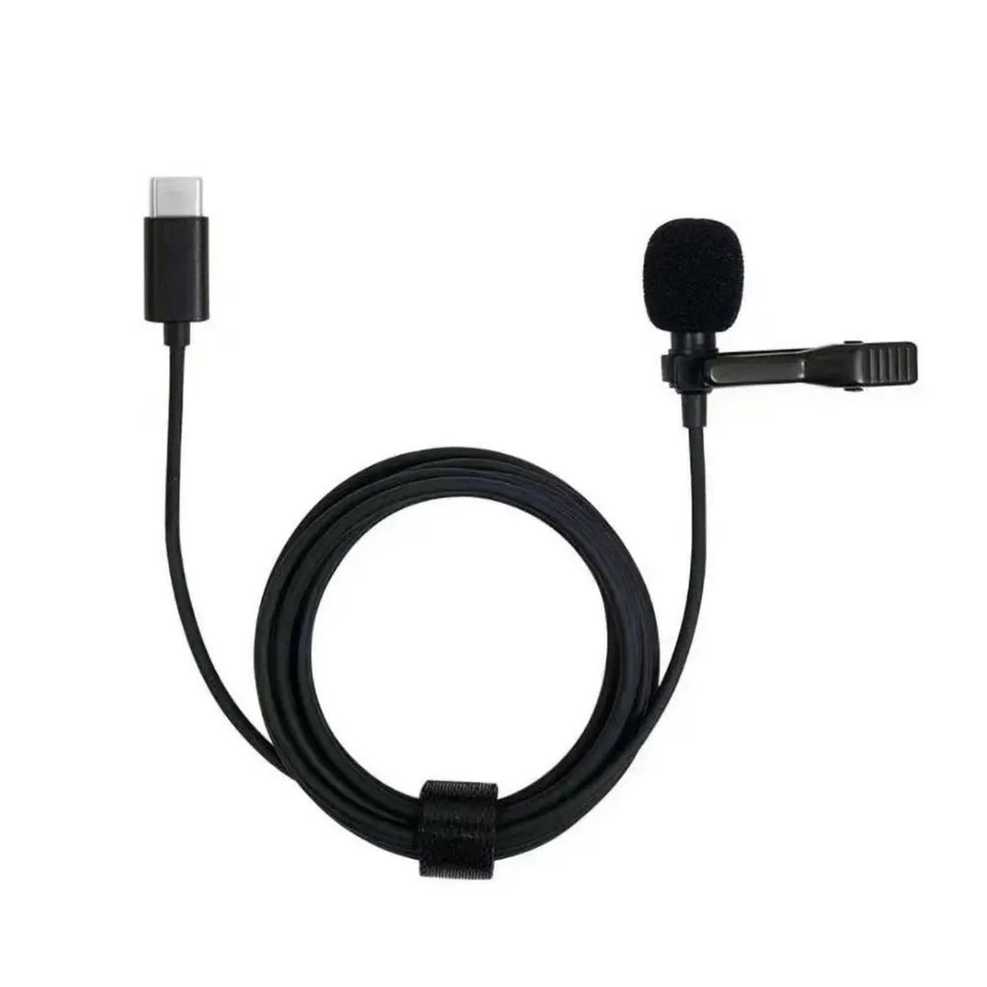 USBC ClipOn Lavalier Microphone With Noise Reduction For Recording  Live Streaming 5
