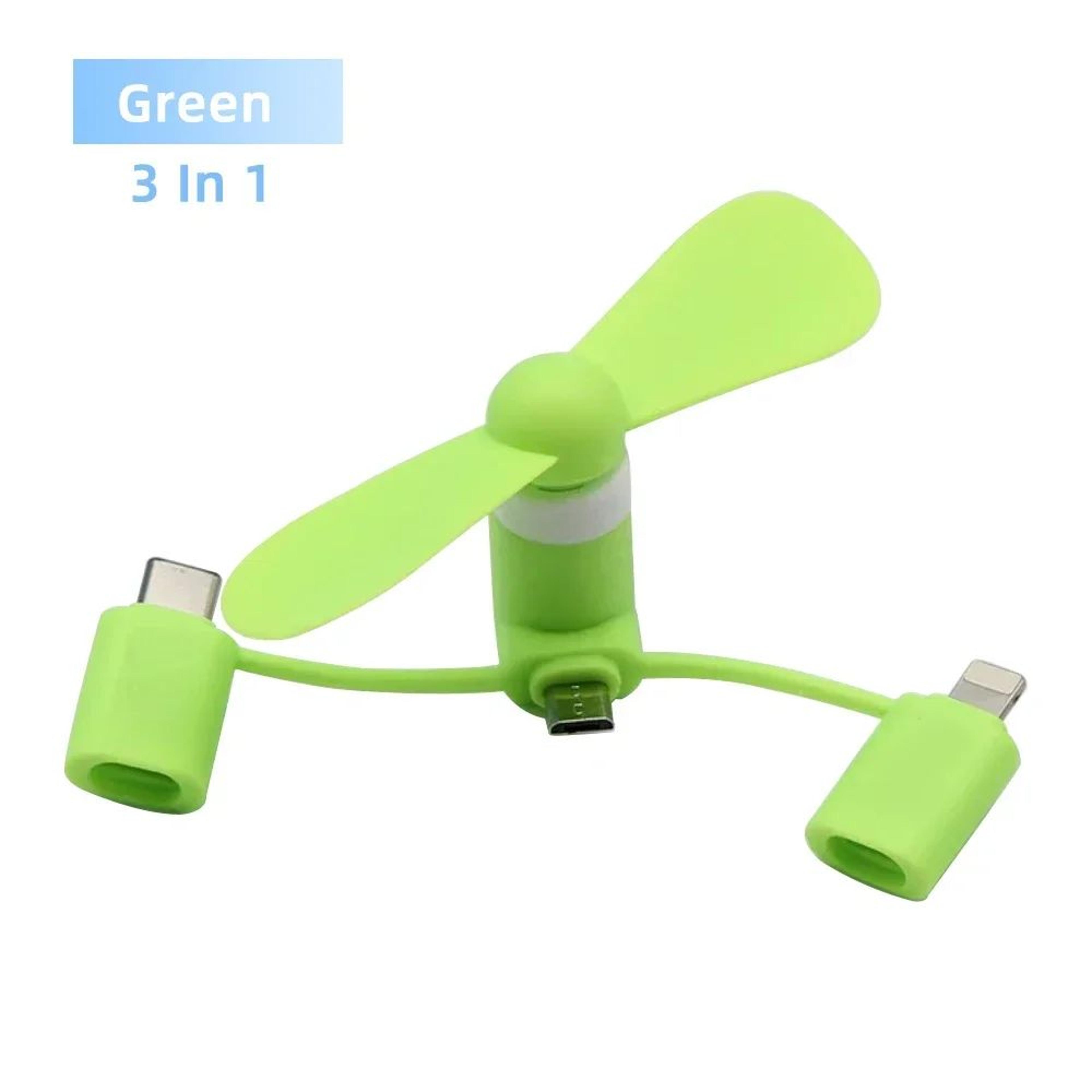 3in1 USB Mini Cooling Fan For Phones Laptops  Power Banks 11