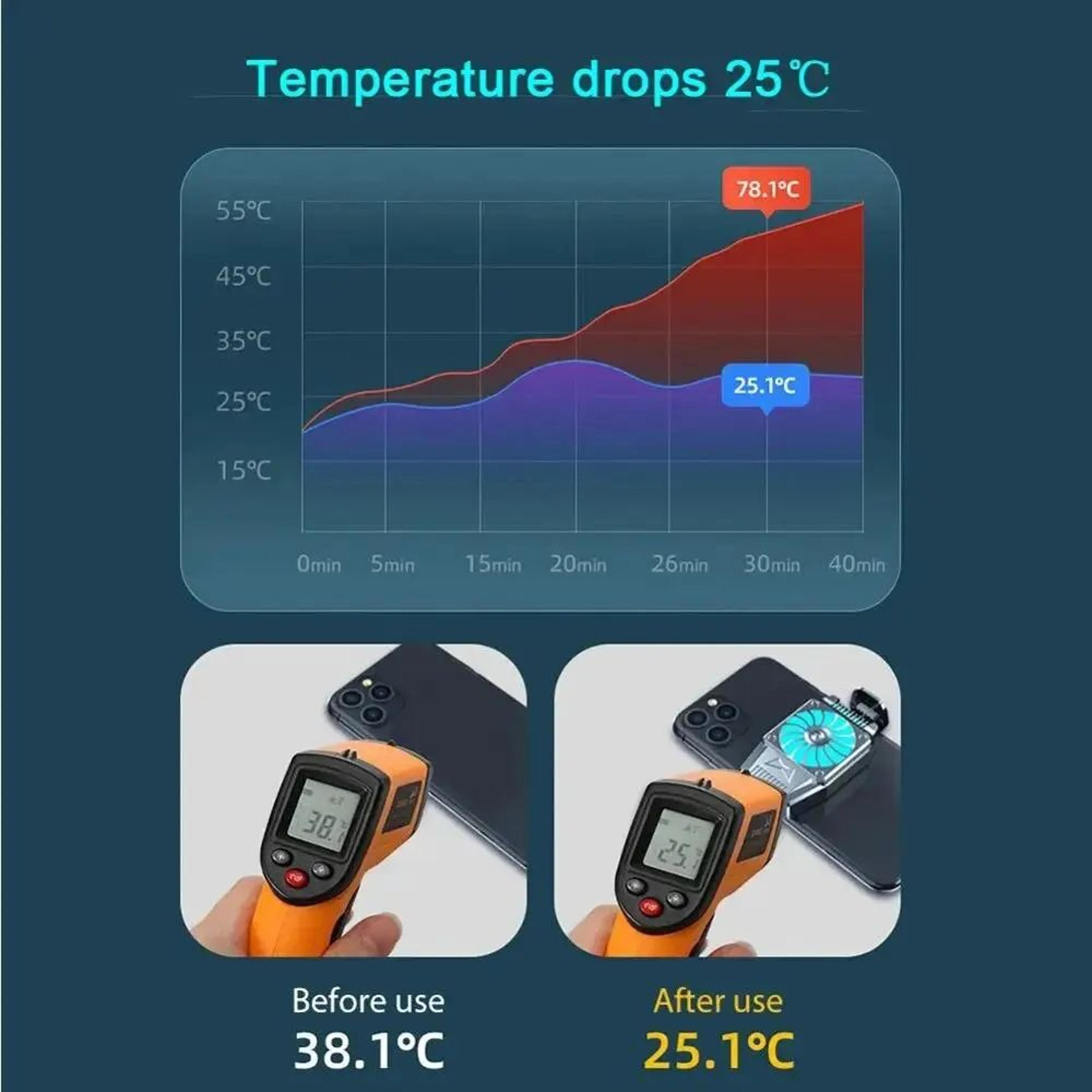 H15 Esports Mobile Phone Cooling Fan With Semiconductor Turbo Cooling 2