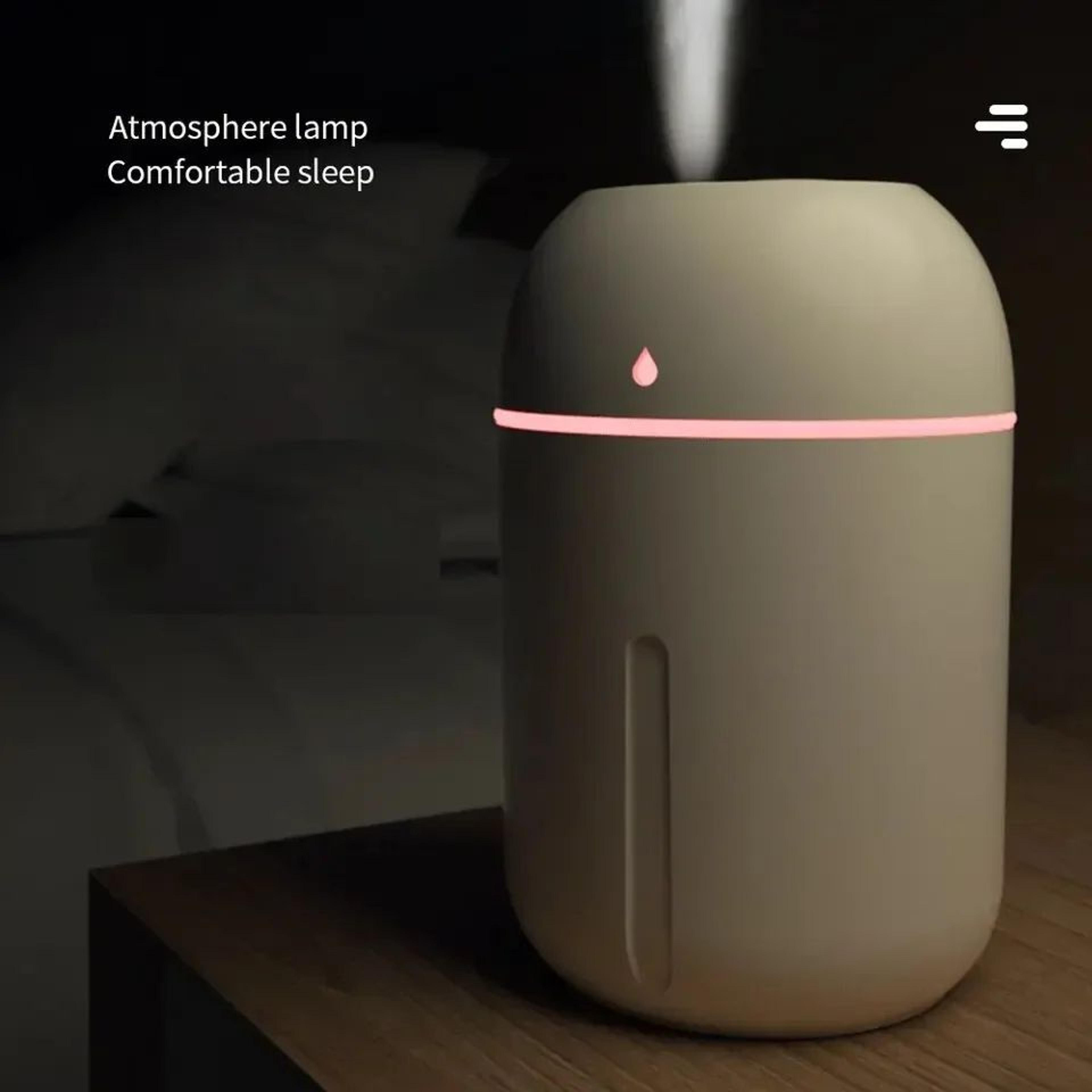 USB Portable Cool Mist Air Humidifier  Mini Aroma Diffuser For Car Home Office With LED Lights 3