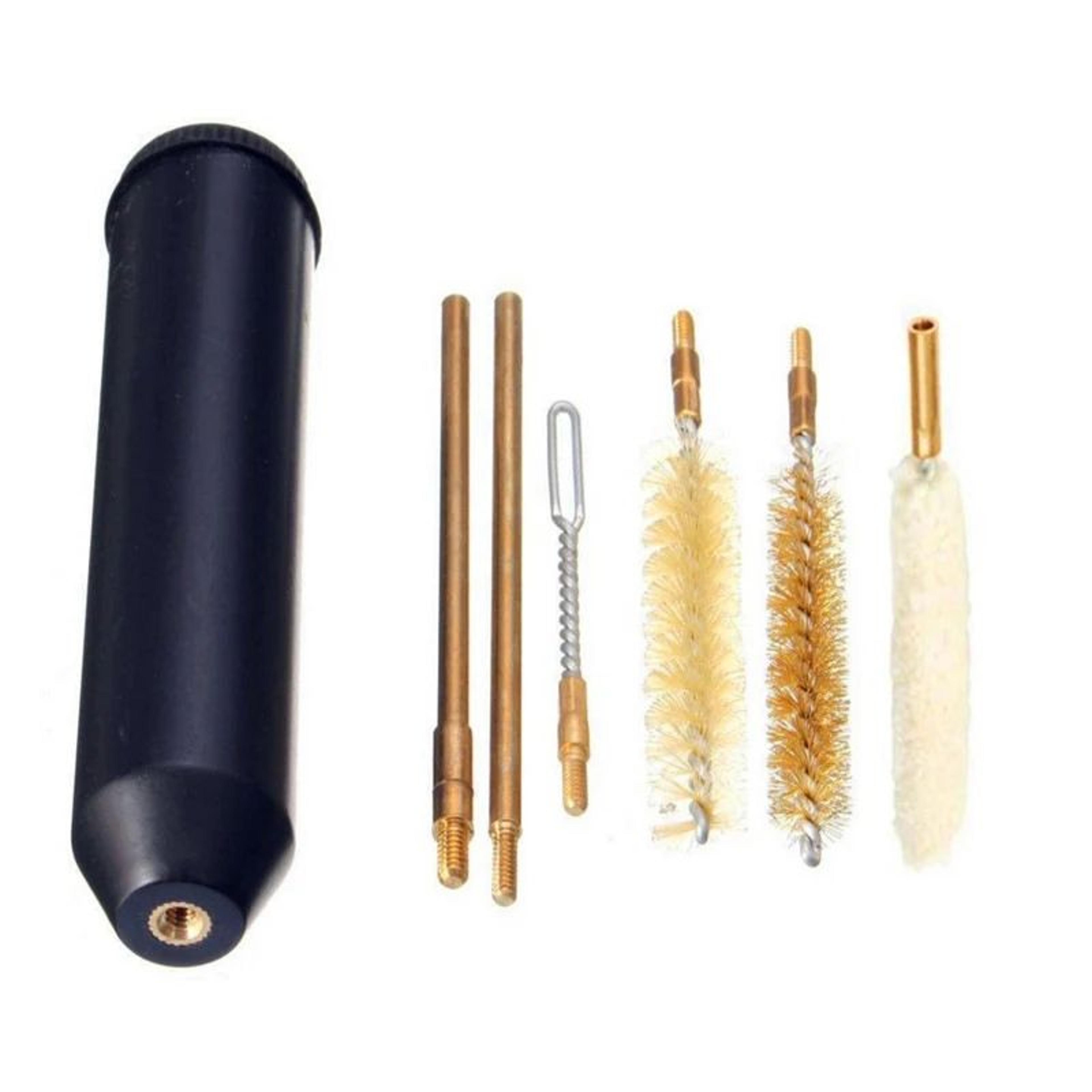 7Piece 9mm Pistol Cleaning Kit For Handguns  Compact Gun Cleaning Brush Set 0