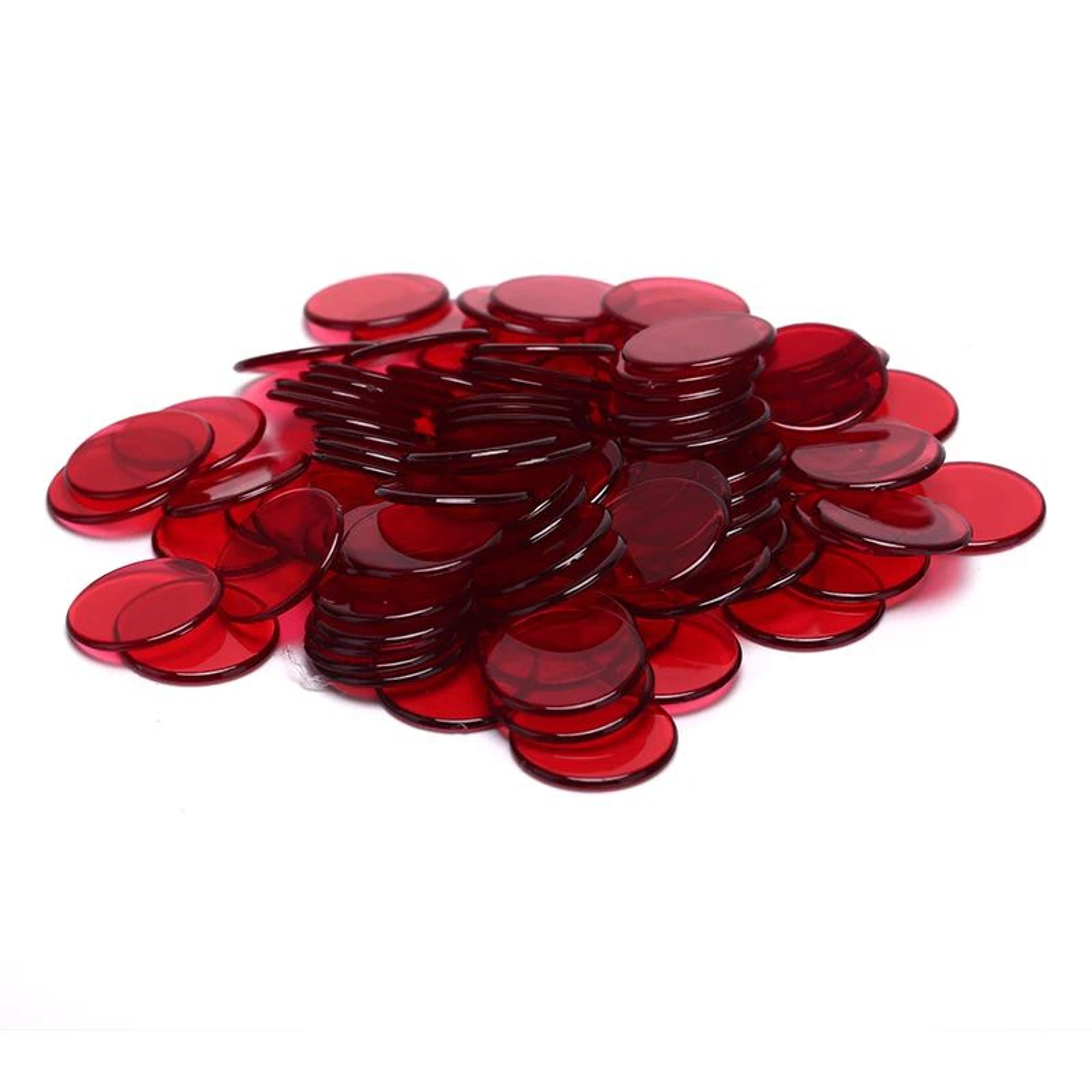 100Piece Poker Chips Set  19mm Bingo  Game Counting Chips For Cards Math And Board Games 8
