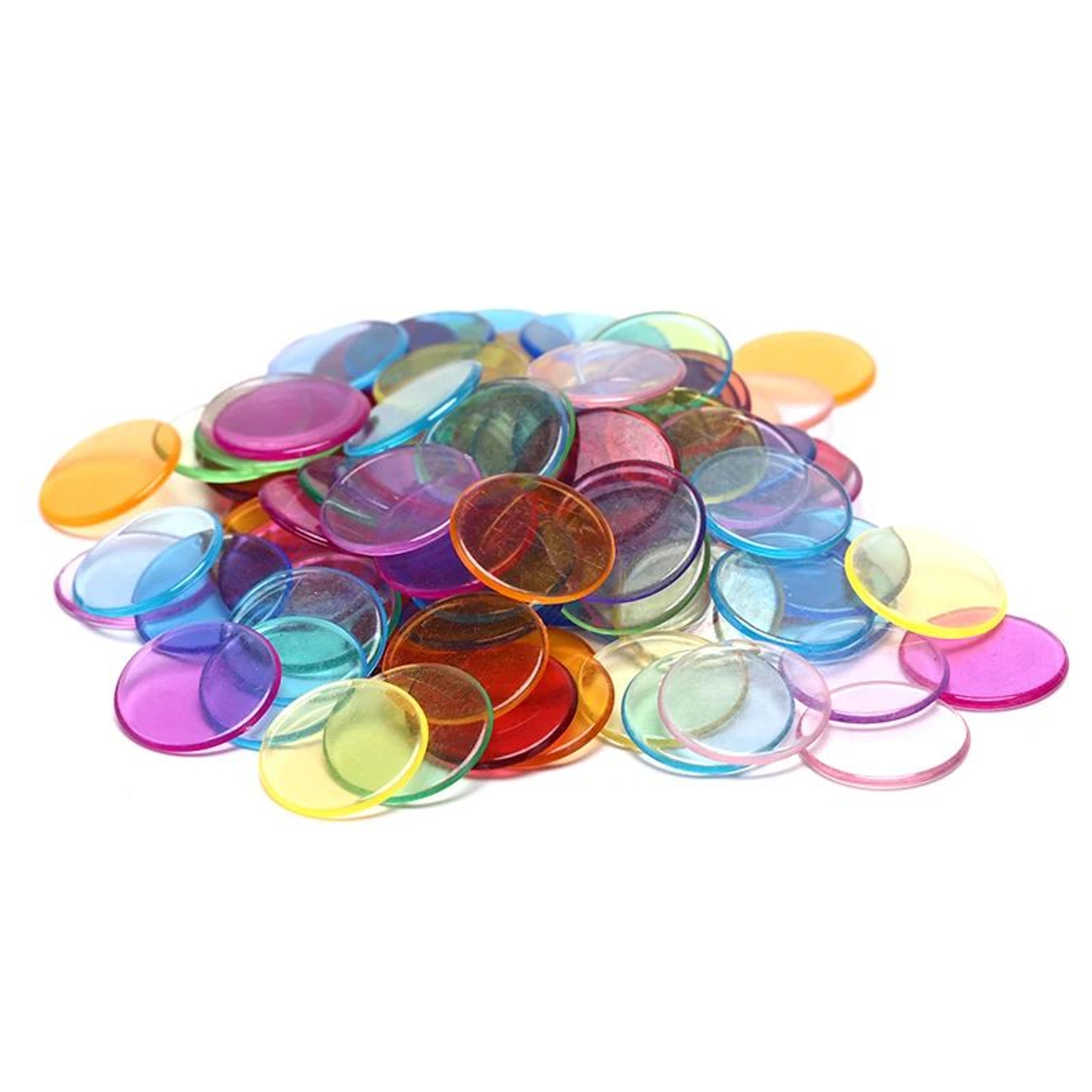 100Piece Poker Chips Set  19mm Bingo  Game Counting Chips For Cards Math And Board Games 13