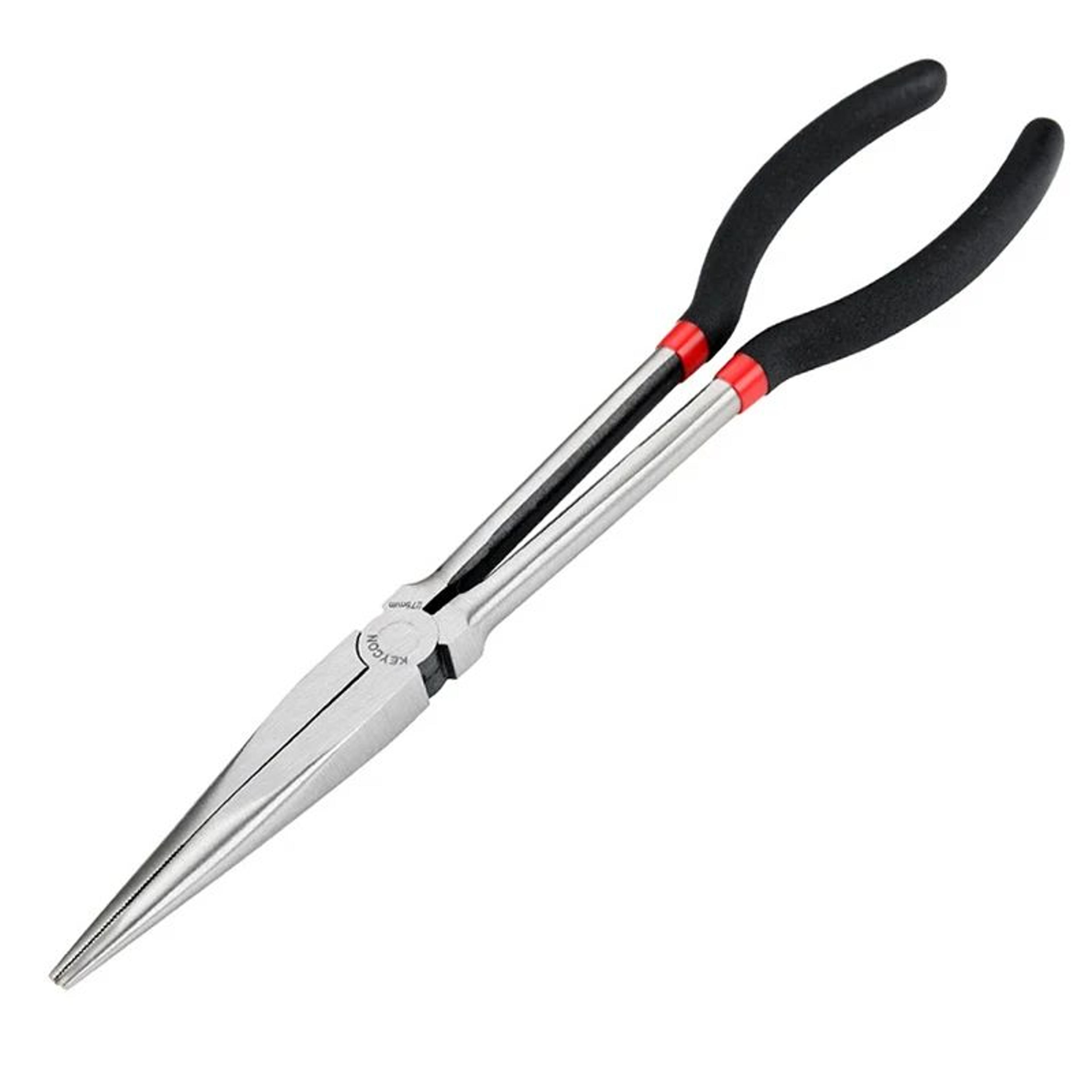 PrecisionGrip Carbon Steel NeedleNose Fishing Pliers  Long Handle NonSlip Gripper Tool 6