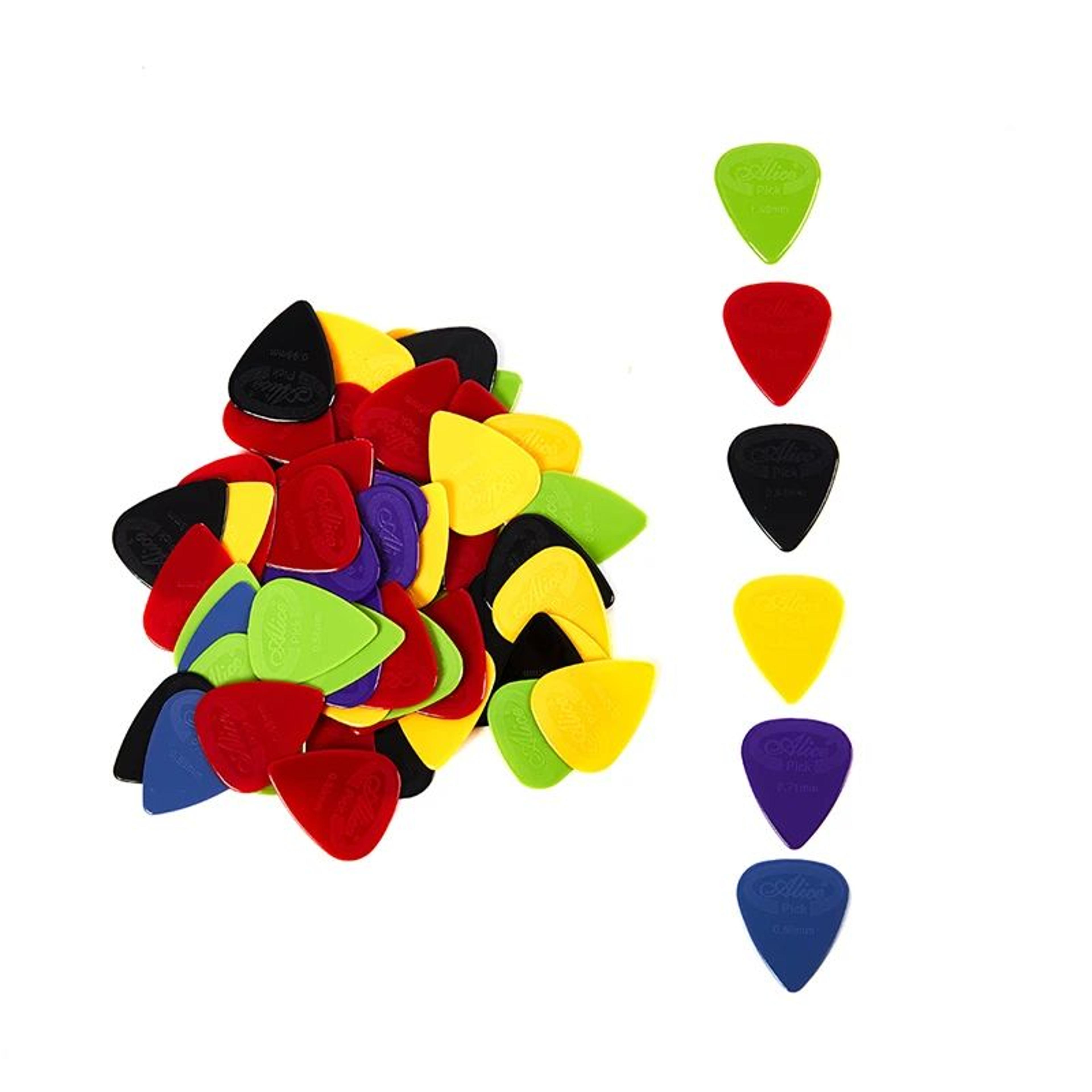 Alice NonSlip Nylon Guitar Picks  10Piece GripEnhanced Pick Set For Smooth Controlled Playing 1