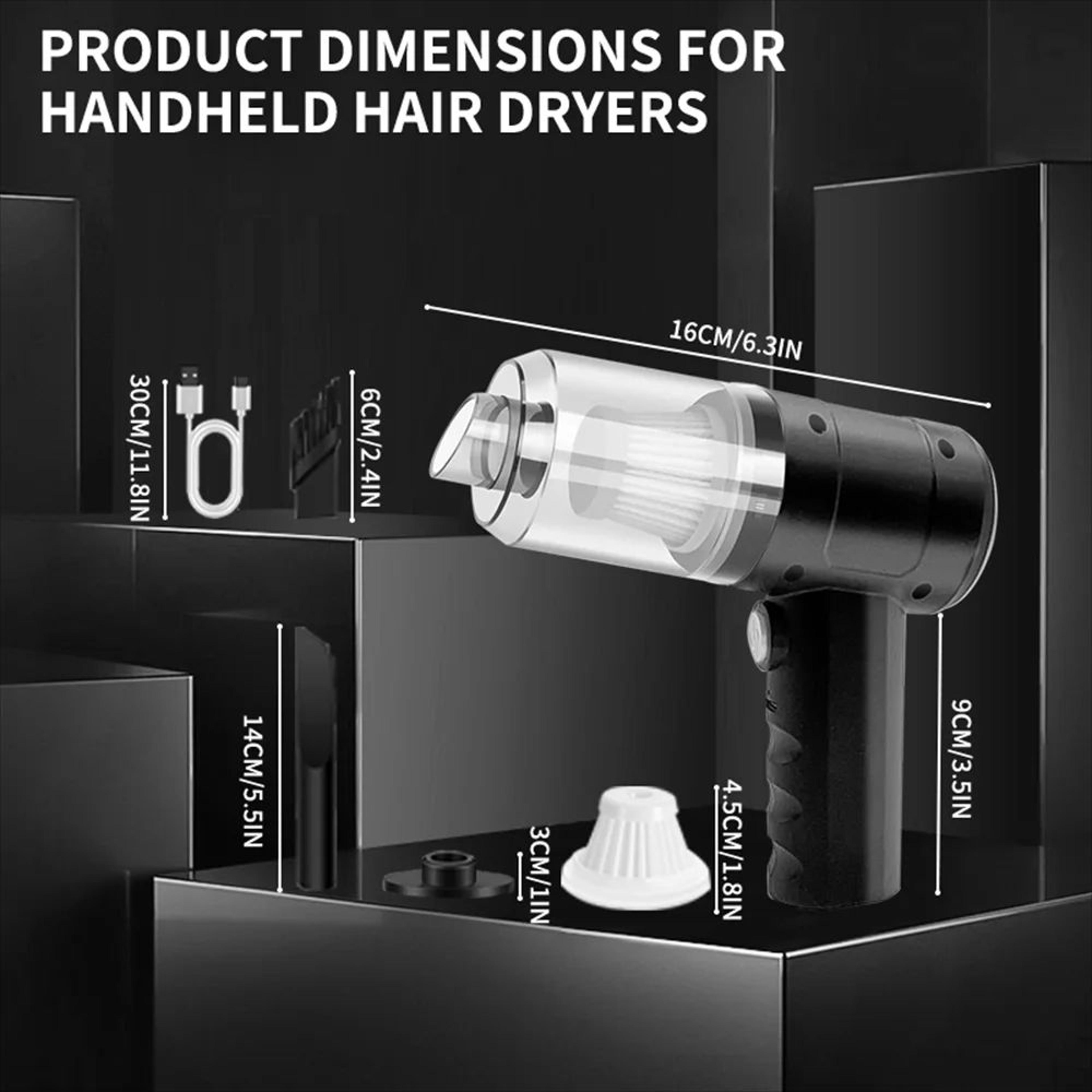 15000PA Cordless Compressed Air Dust Collector  Portable Mini Vacuum 0