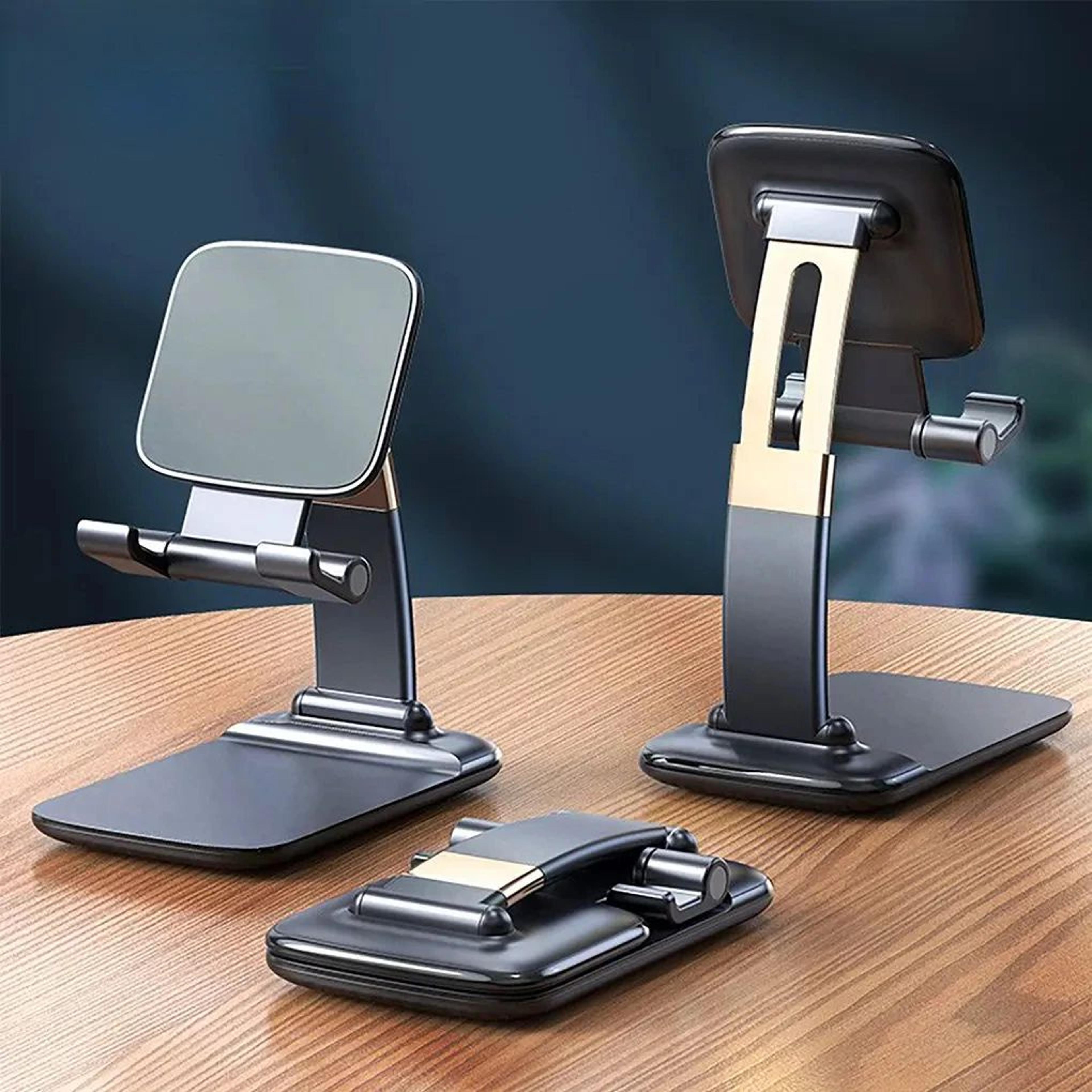 foldable adjustable desktop phone & tablet stand