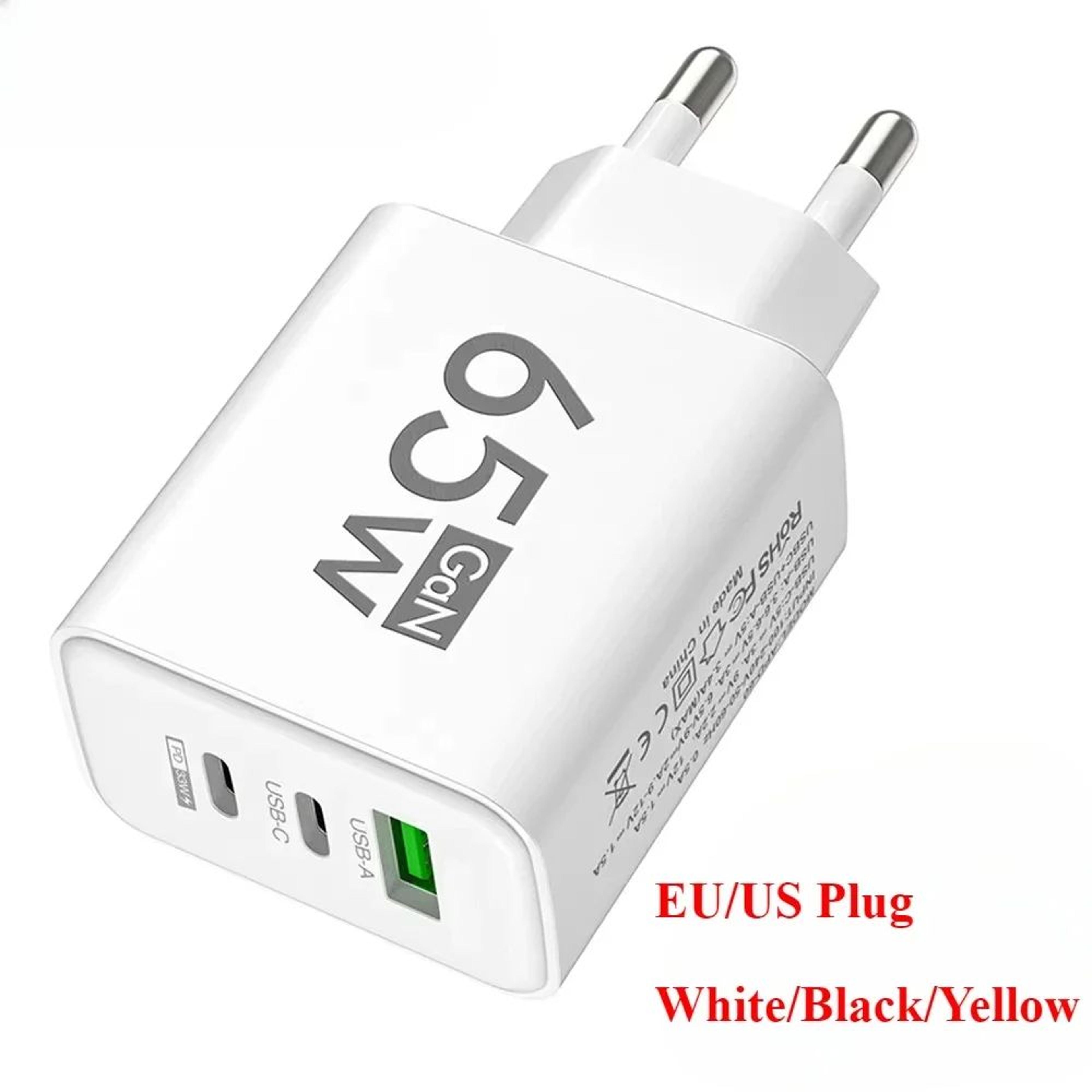 65W GaN Fast Charging USBC MultiPort Charger For IPhone Samsung  More 1
