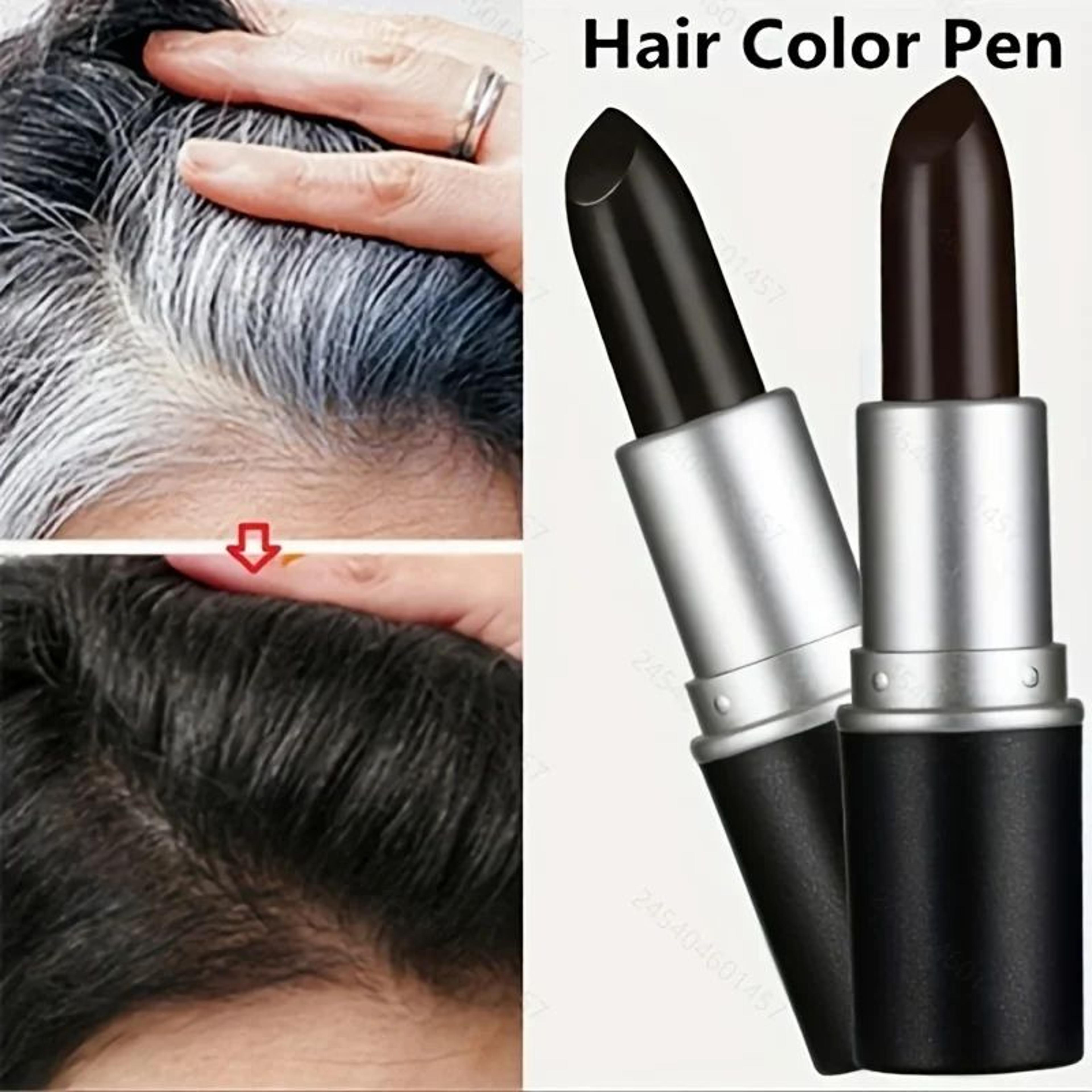 Instant Gray Cover Hair Color Pen  Temporary TouchUp Dye For Roots  White Hair 4