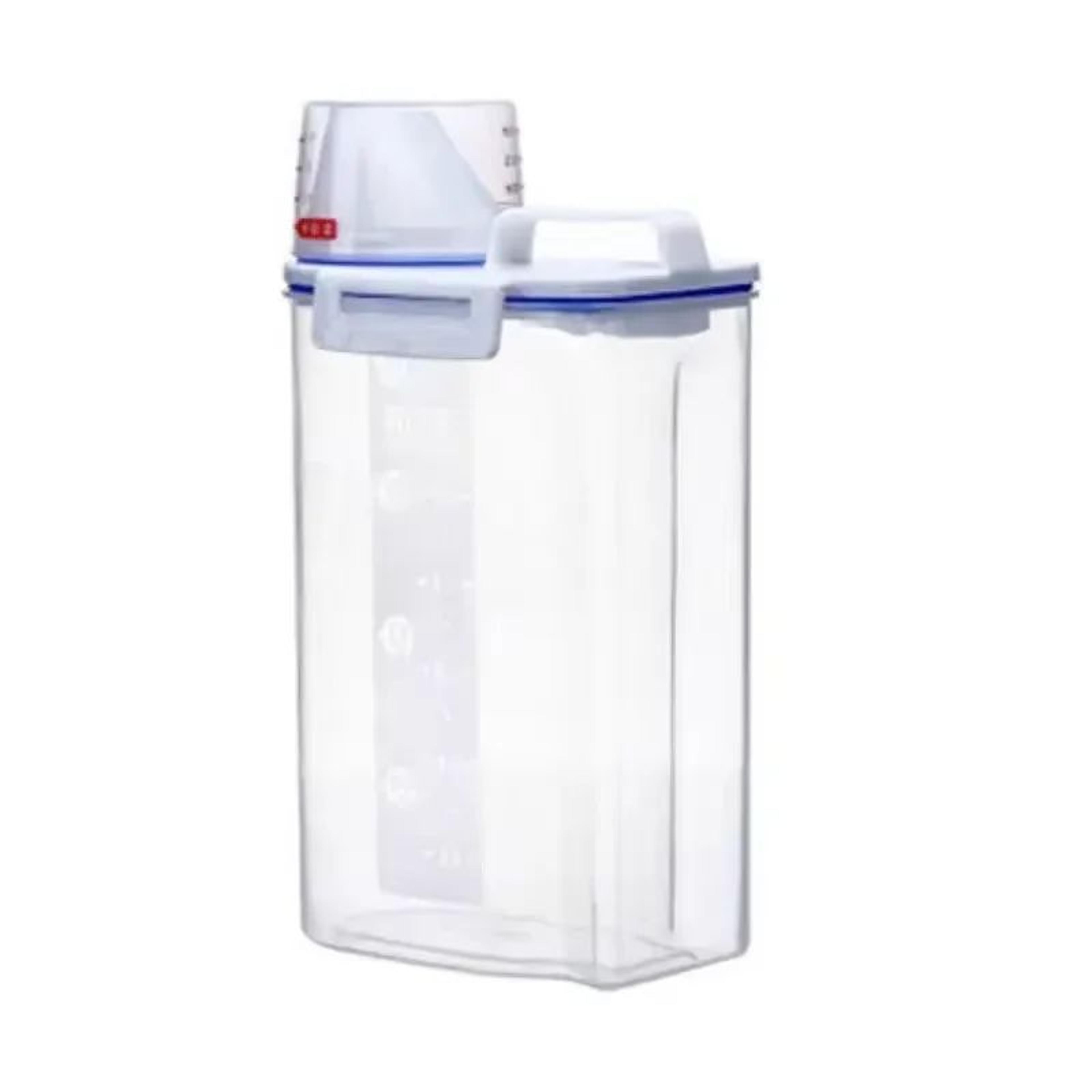 Airtight MoistureProof Grain Storage Jar For Rice Grains  Pet Food 6