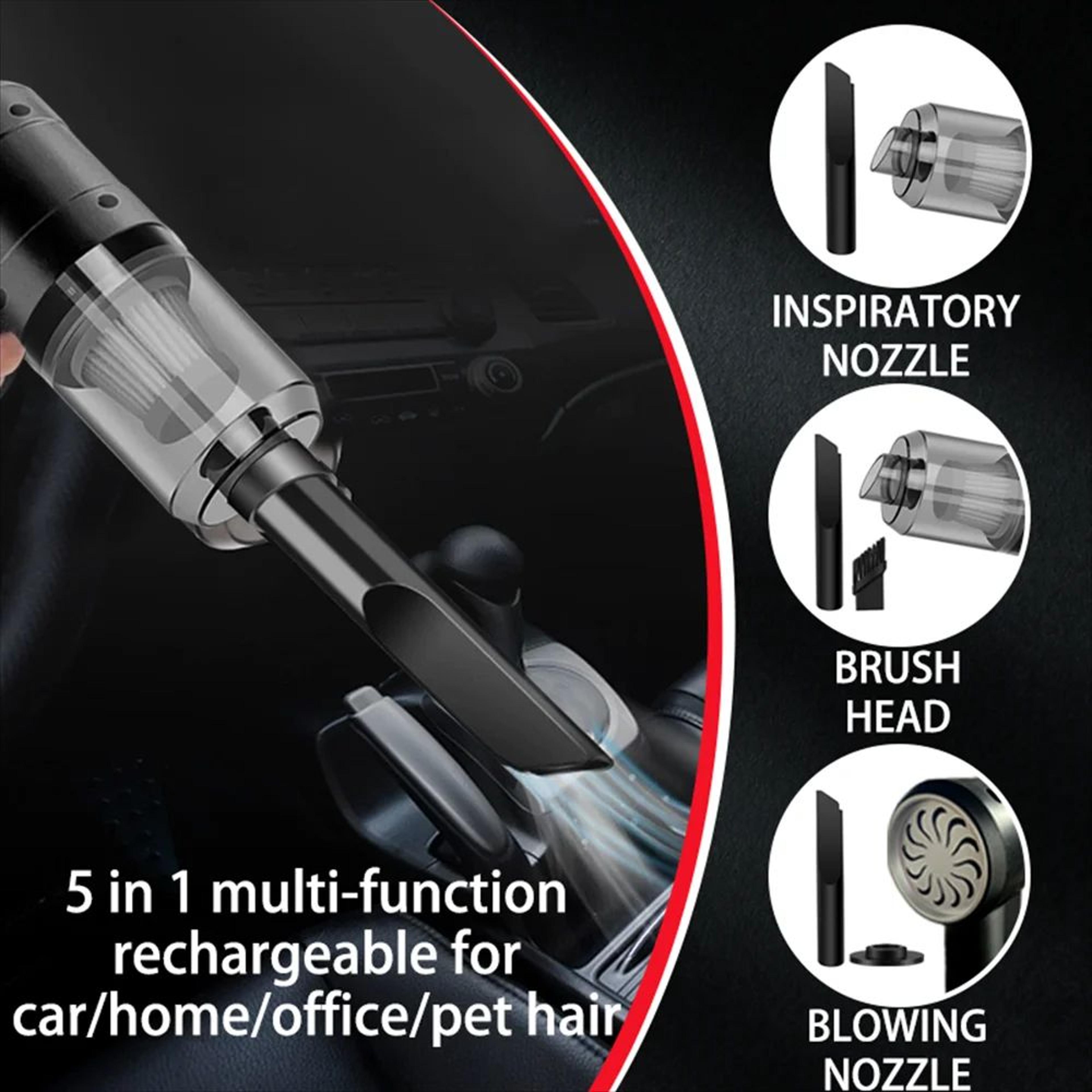 Cordless HighPower Mini Vacuum  Air Duster  15000Pa Portable Car  Home Cleaner 5