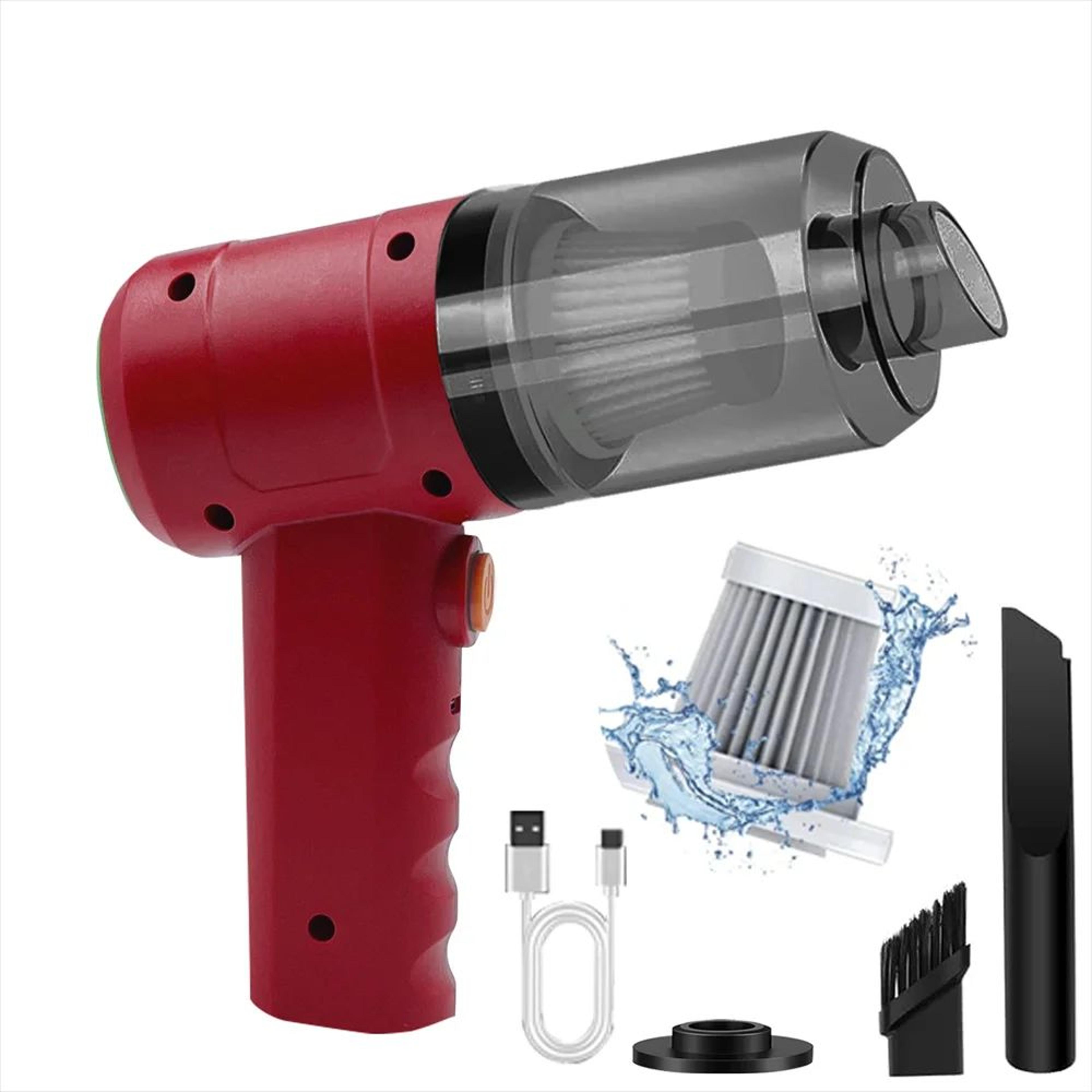 Cordless HighPower Mini Vacuum  Air Duster  15000Pa Portable Car  Home Cleaner 6