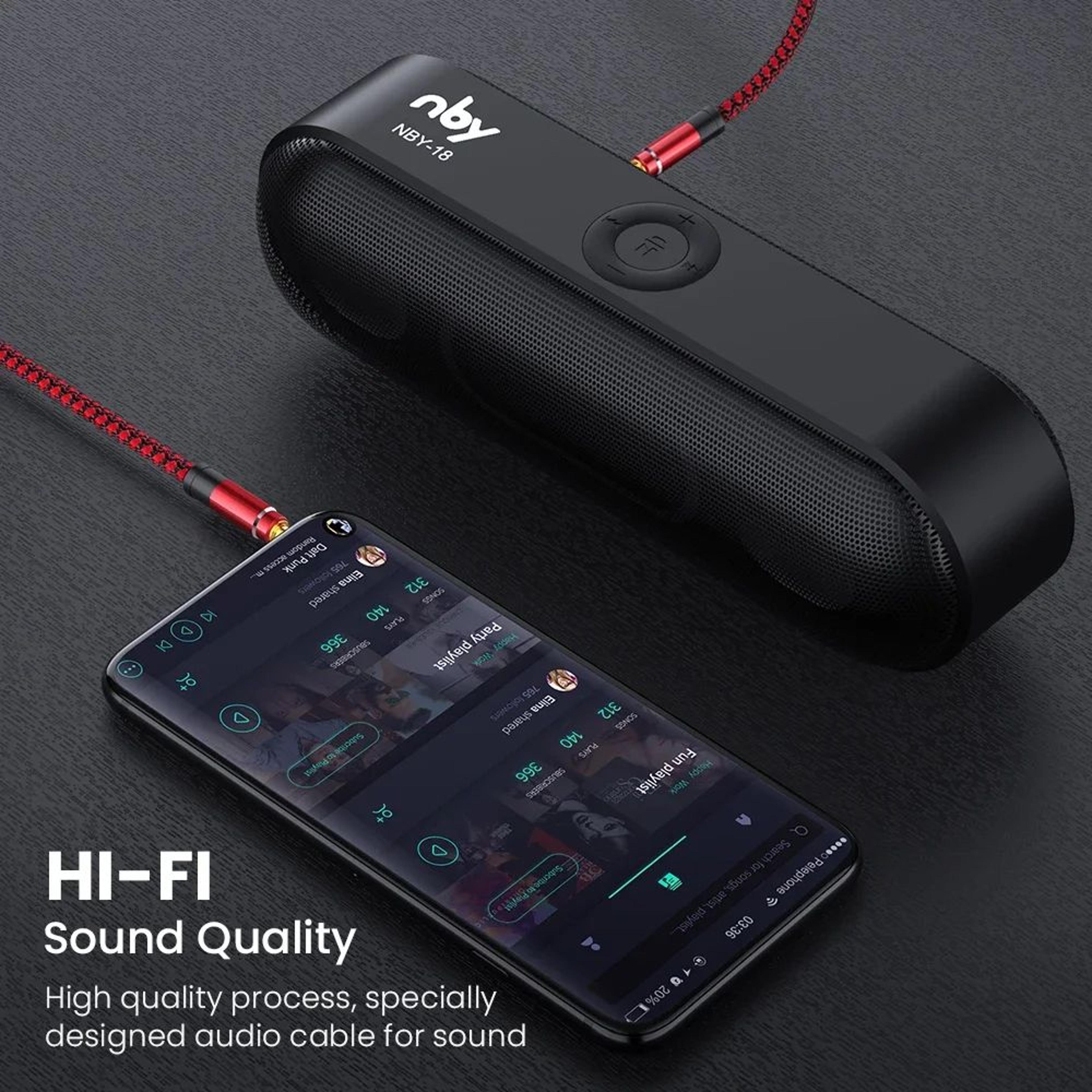 NNBILI Nylon Braided 35mm AUX Audio Cable For Car Phone  Speakers 3