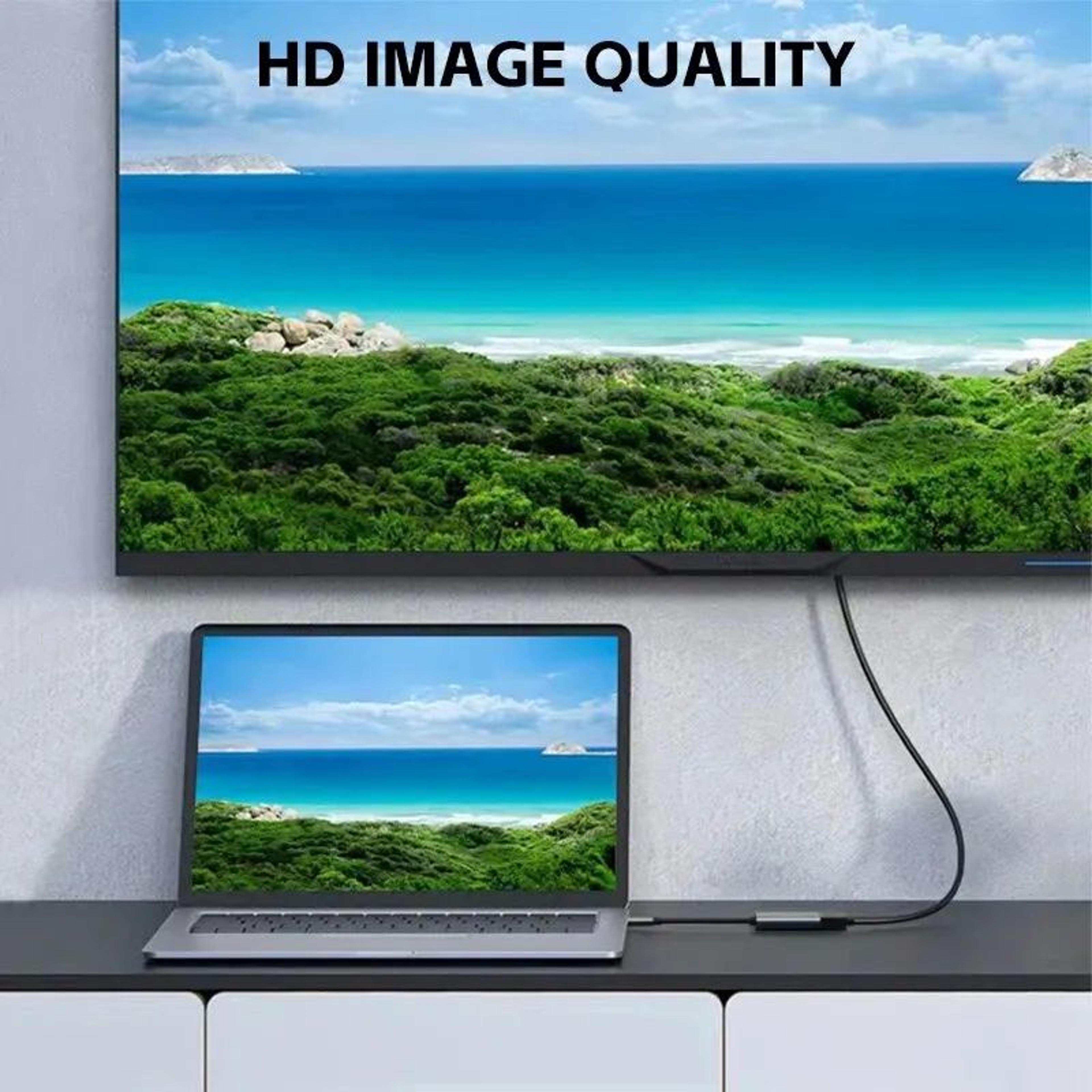USBC To HDMI 4K Adapter  Seamless Screen Sharing For Work Play  Travel 4