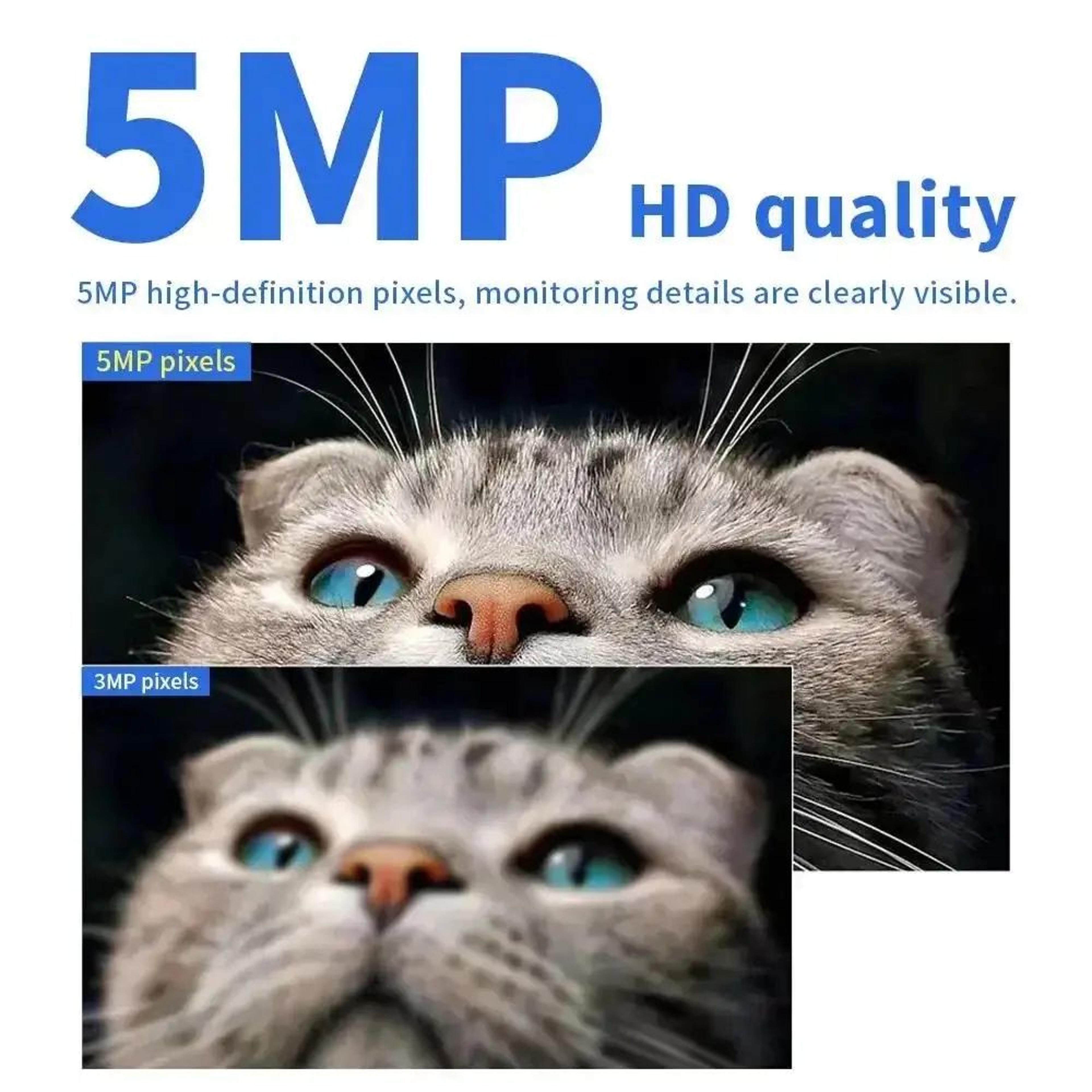 5MP E27 Smart Bulb Security Camera With 360 Human Tracking  FullColor Night Vision 1