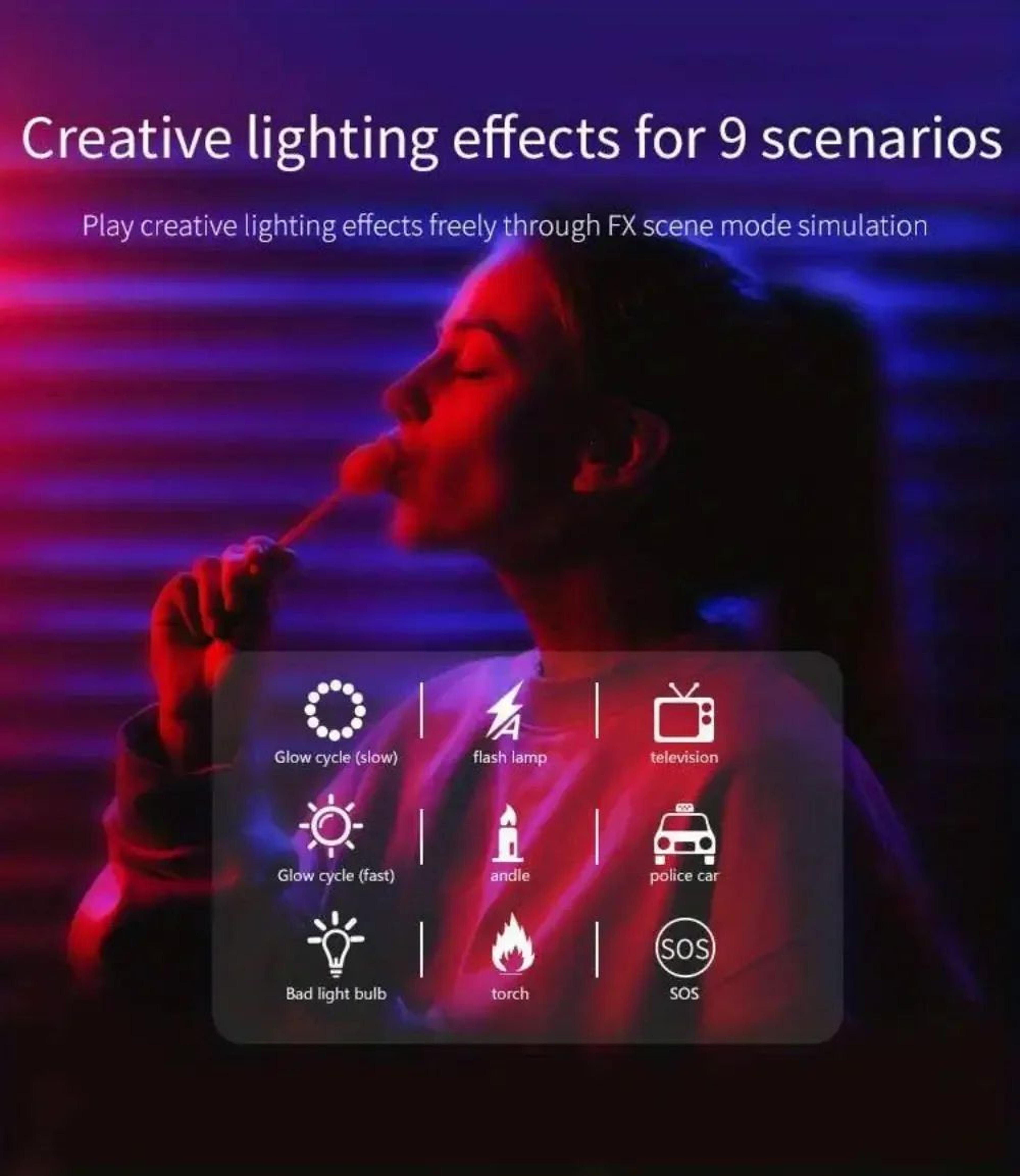PocketGlow Mini RGB LED Fill Light For Camera And Smartphone Photography 3