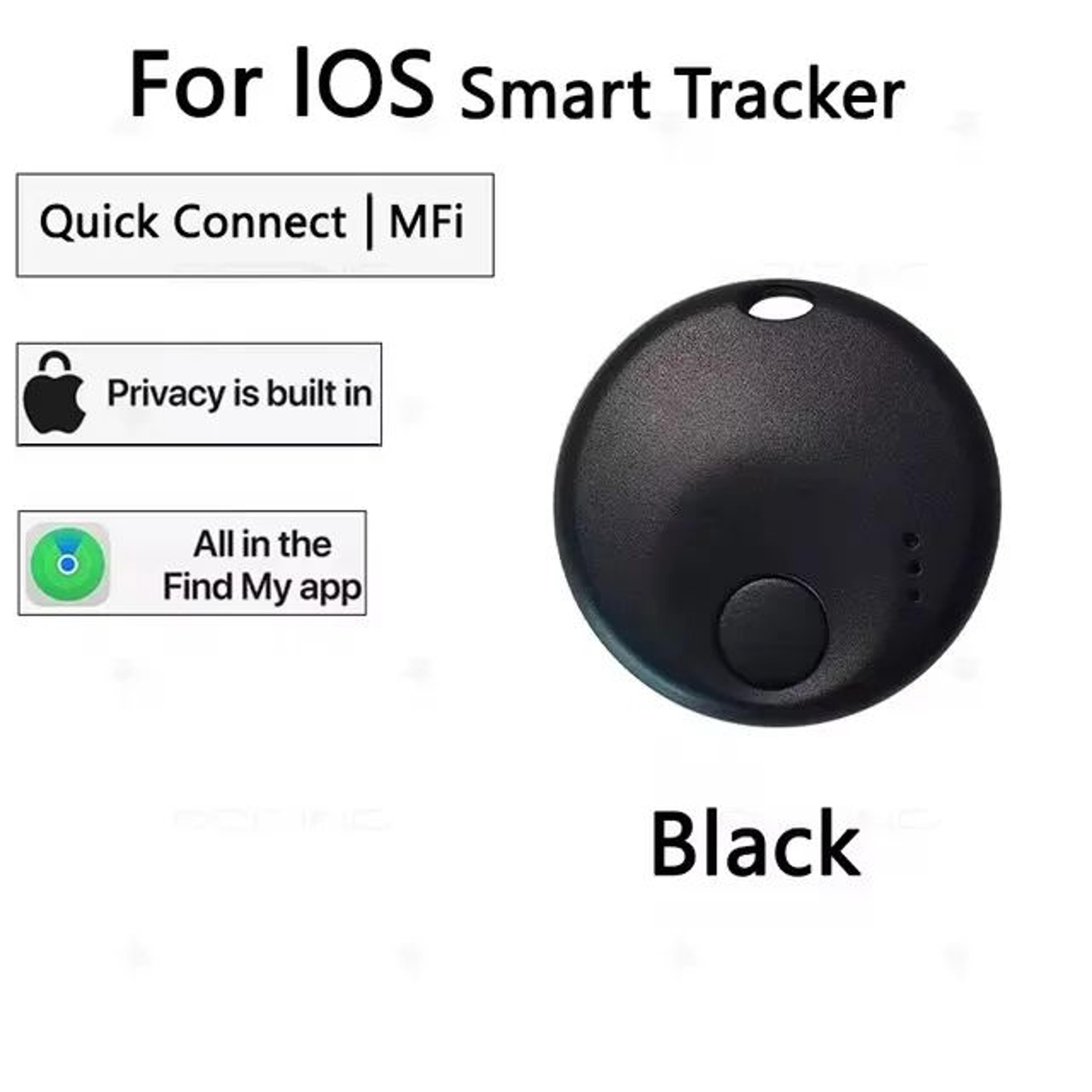 Mini Smart Bluetooth Tracker For Apple Find My  IOS Key Luggage  Backpack Locator 6