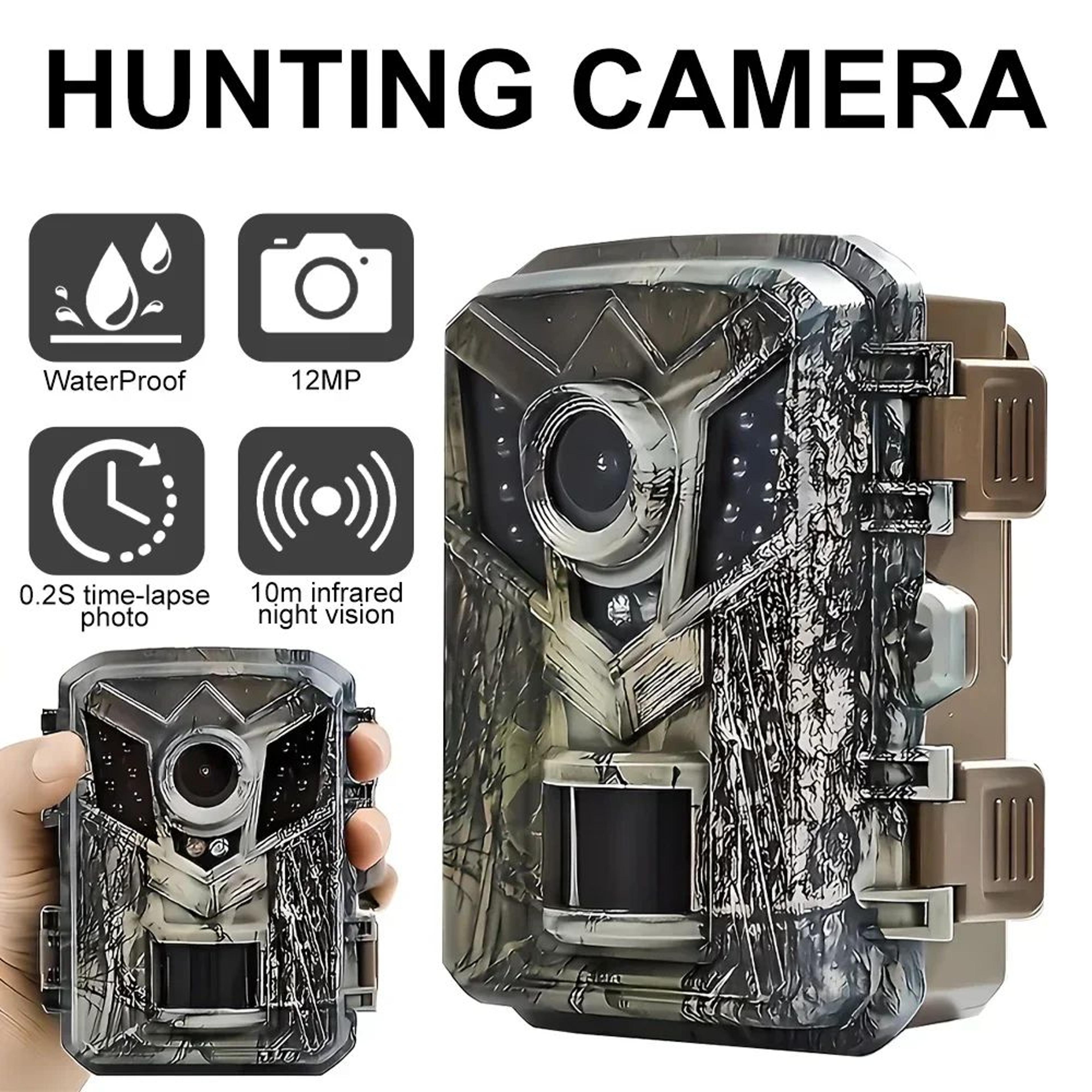 Compact NoGlow HD Trail Camera For Wildlife  Property Monitoring 5