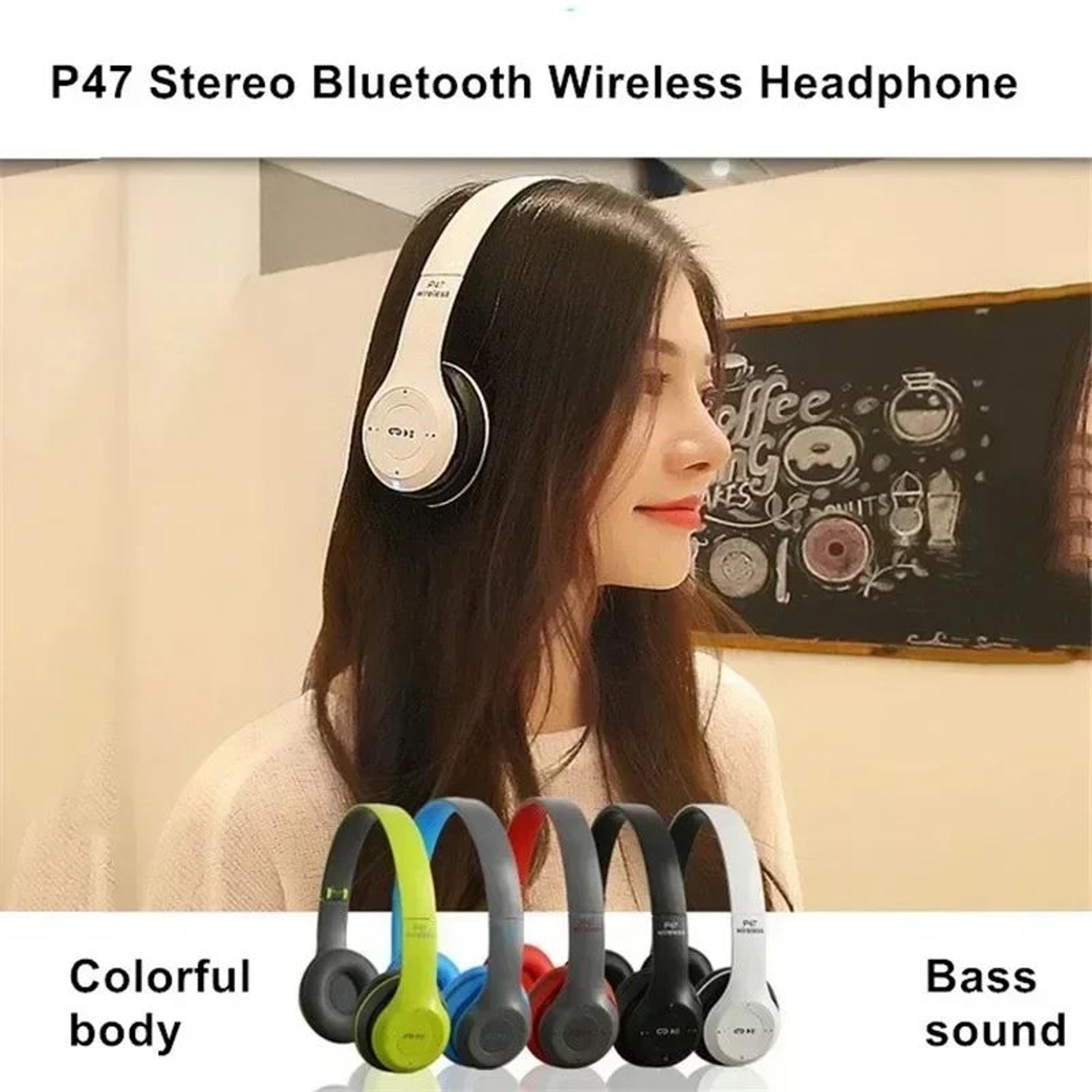 Bluetooth 50 Foldable Wireless Headphones With HiFi Bass  Mic For Gaming And Daily Use 0