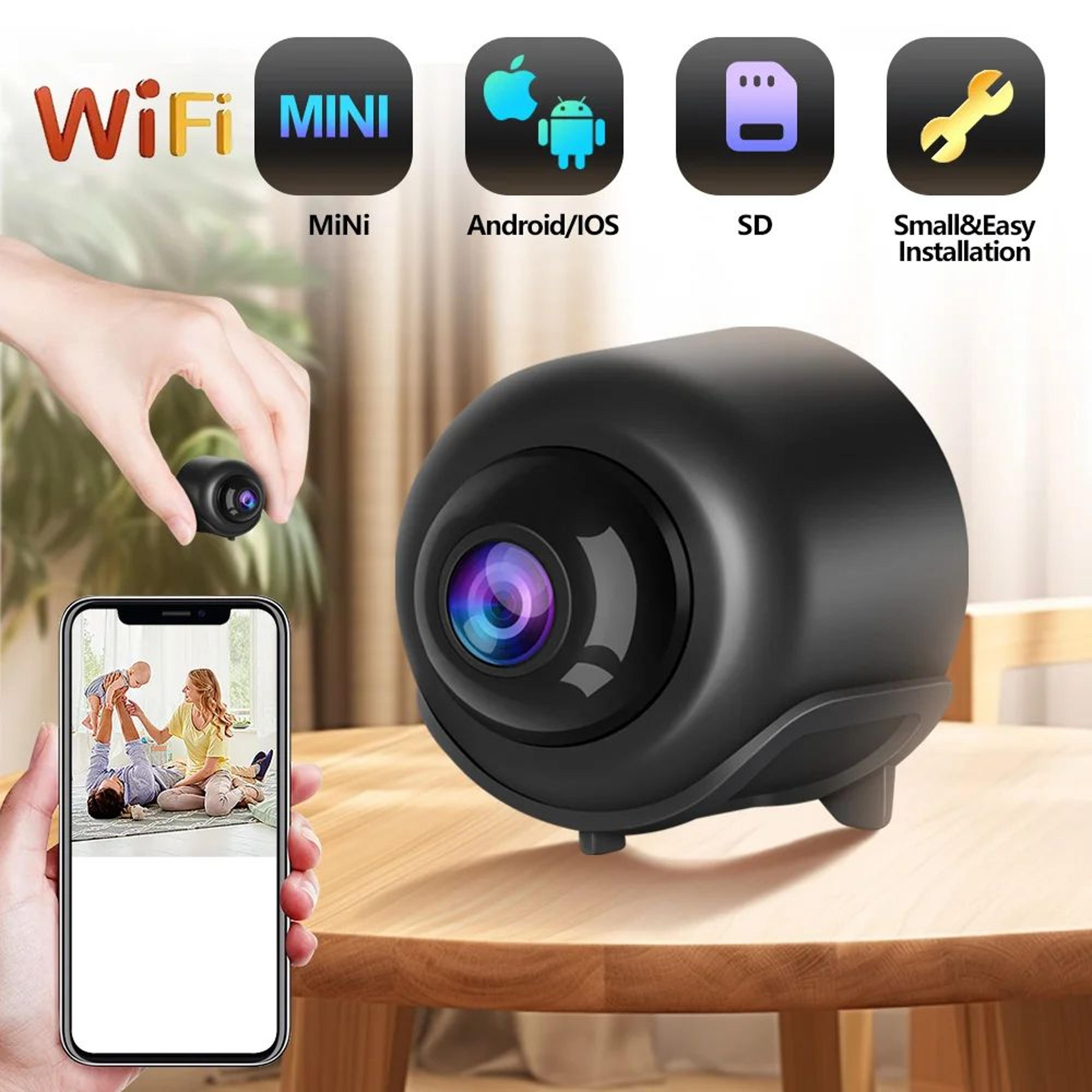 NextGen Mini WiFi Camera  Compact Indoor Security Camera With Night Vision  Remote Monitoring 0