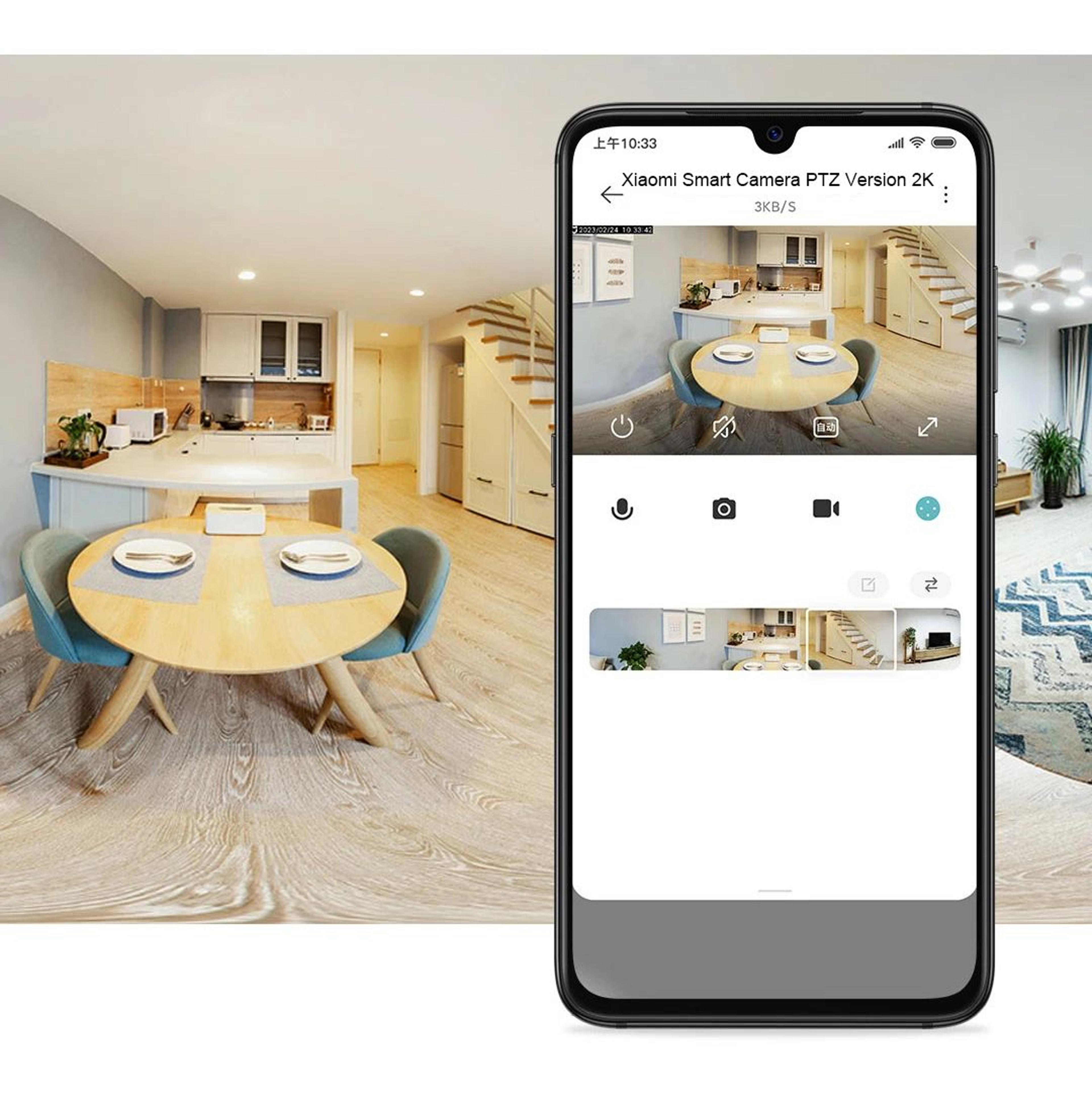 Xiaomi 2K Smart PTZ WiFi Security Camera With Color Night Vision  AI Detection 10