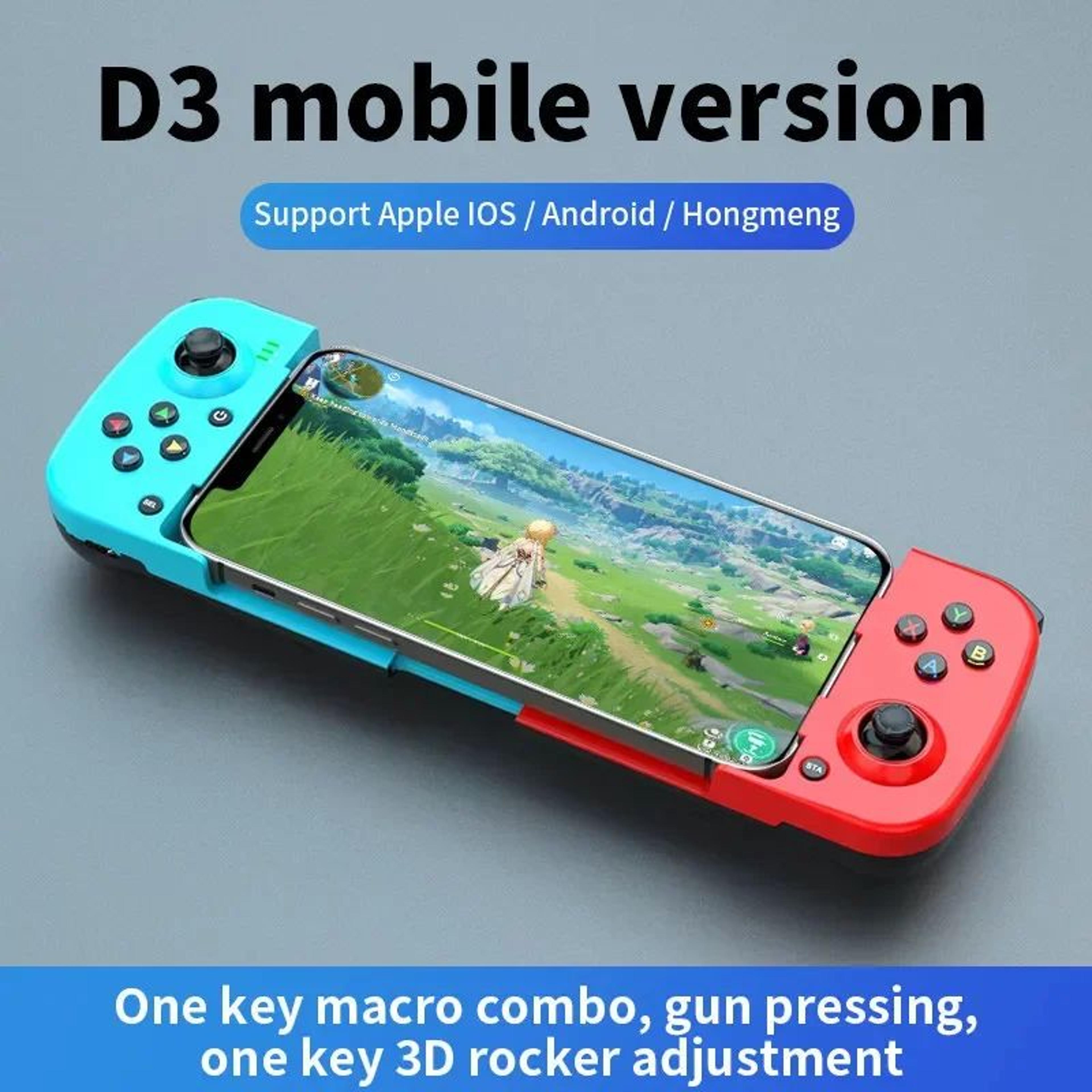 D3 Pro Wireless Mobile Game Controller  Bluetooth Stretchable Gamepad For Android  IOS 12