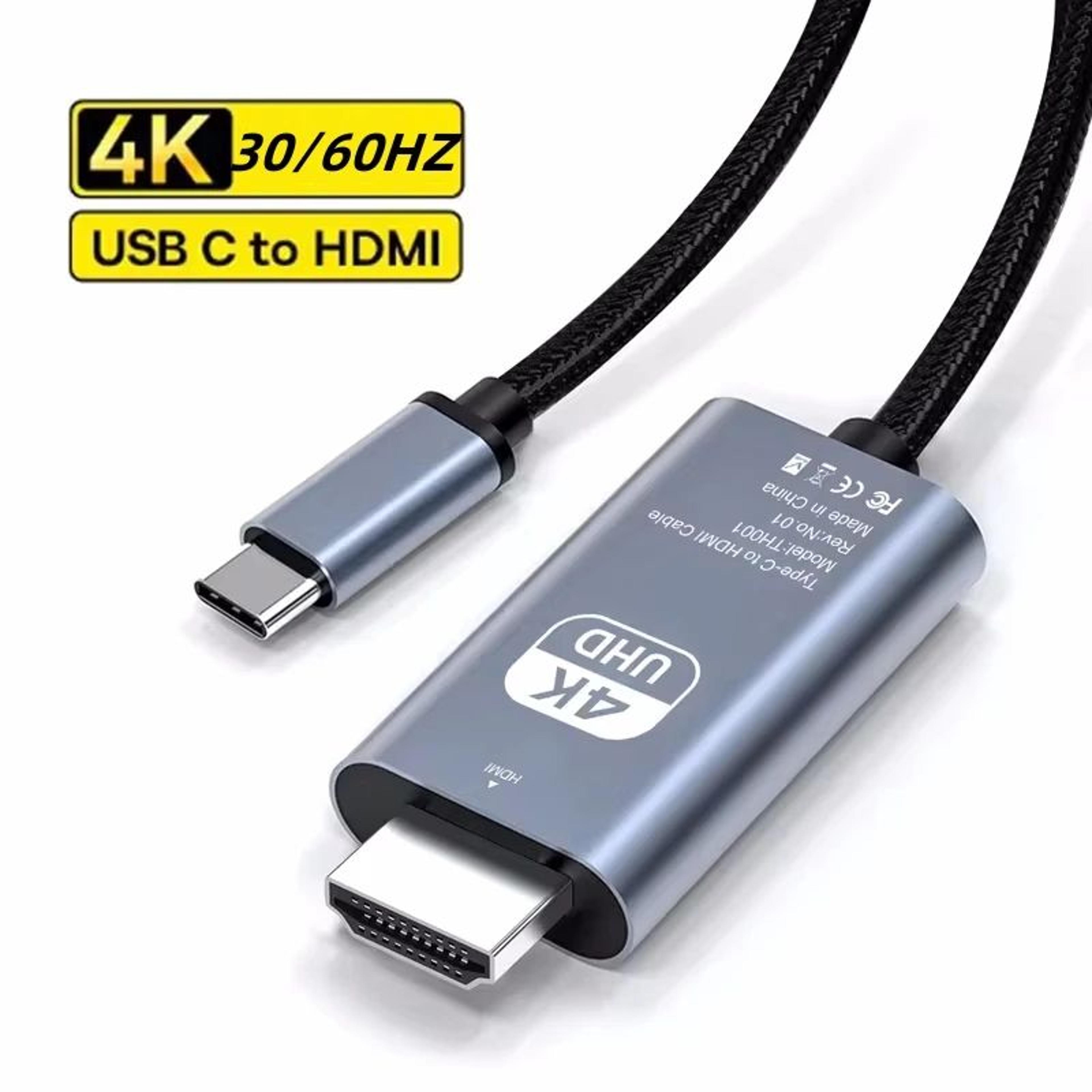 4K USBC To HDMI Cable For IPhone 15 MacBook  IPad  Smooth 60Hz Screen Mirroring 0