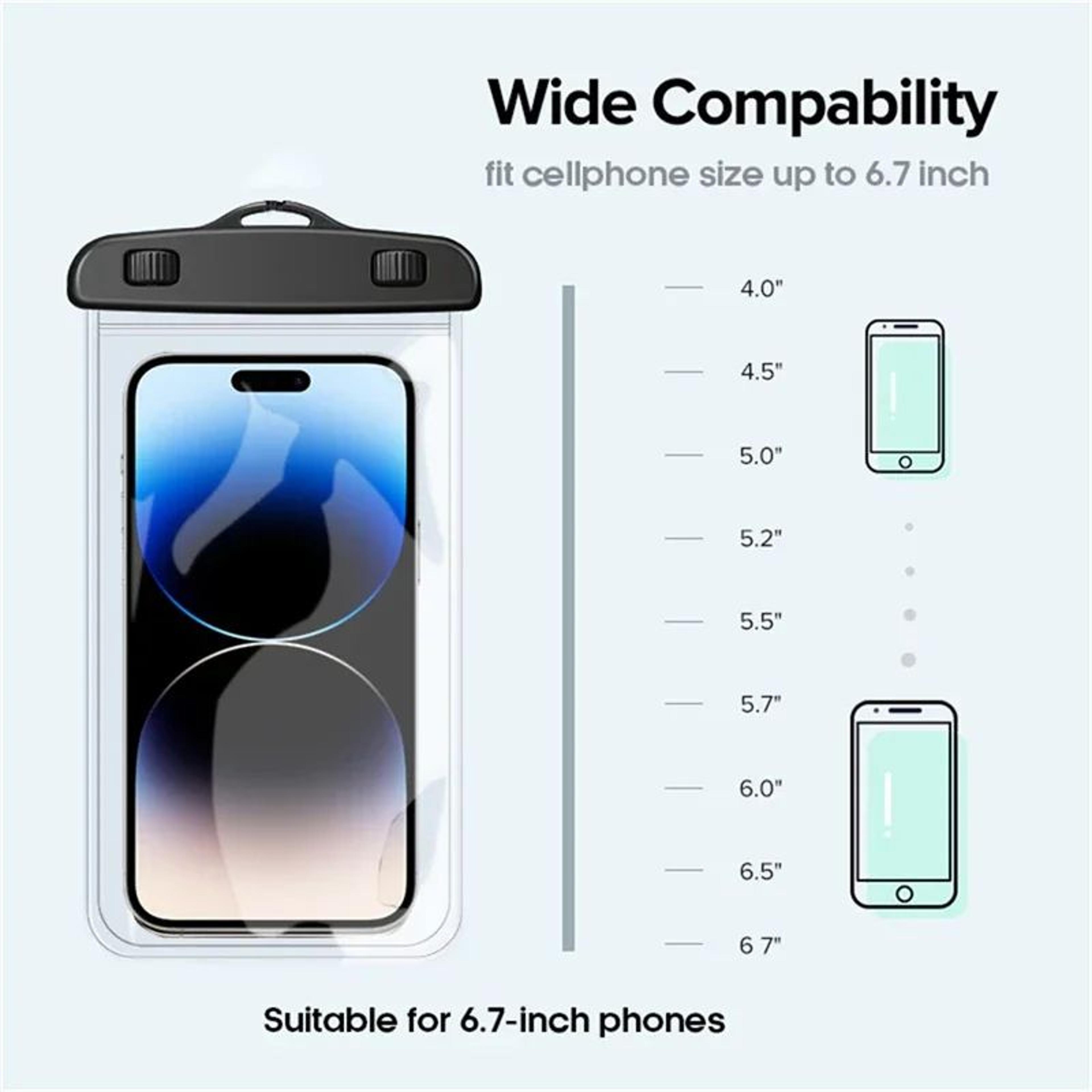 IP68 Waterproof Phone Pouch For Swimming And Beach Universal Underwater Case 5