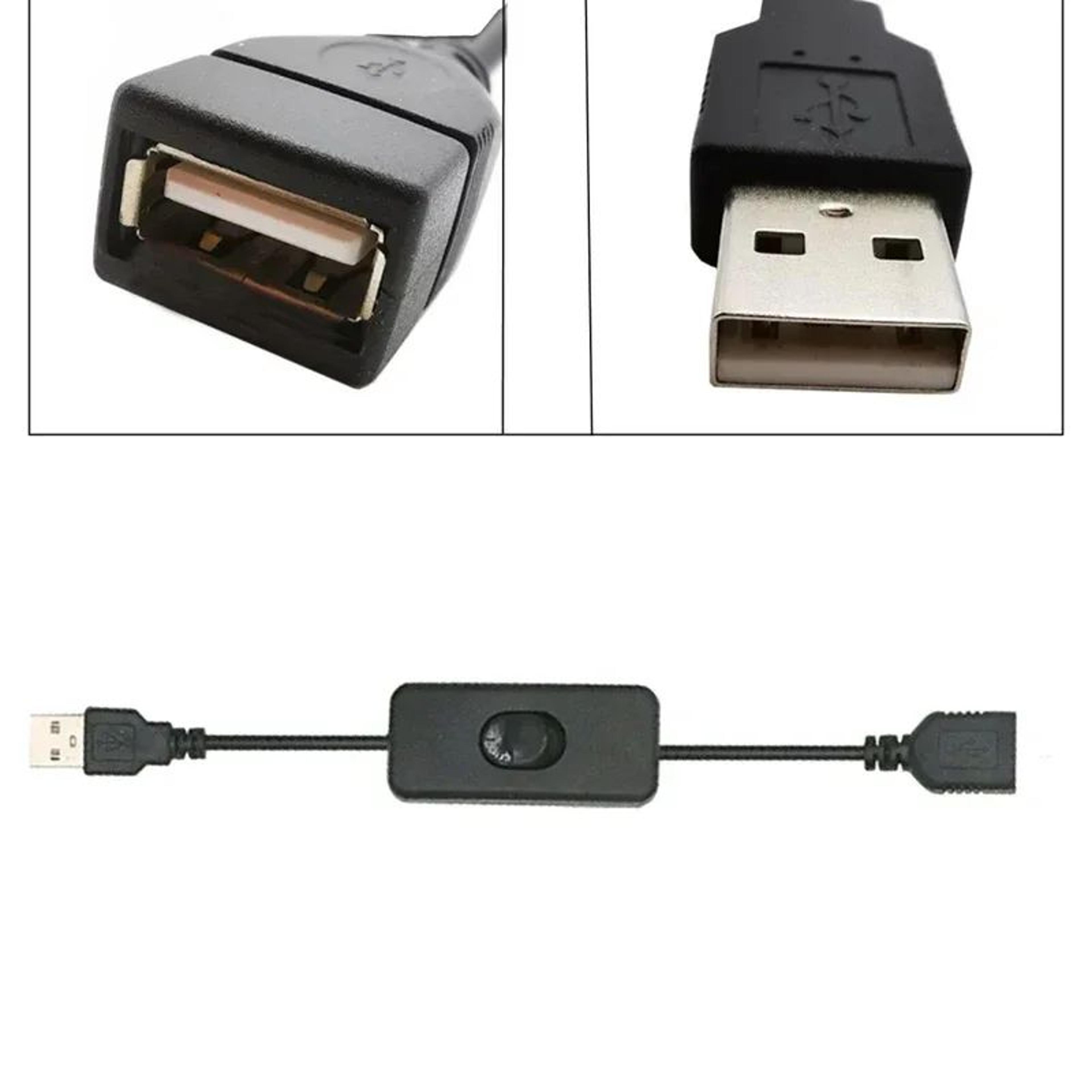USB Power Extension Cable With OnOff Switch  Compact Inline USB Switch For LEDs  Gadgets 4