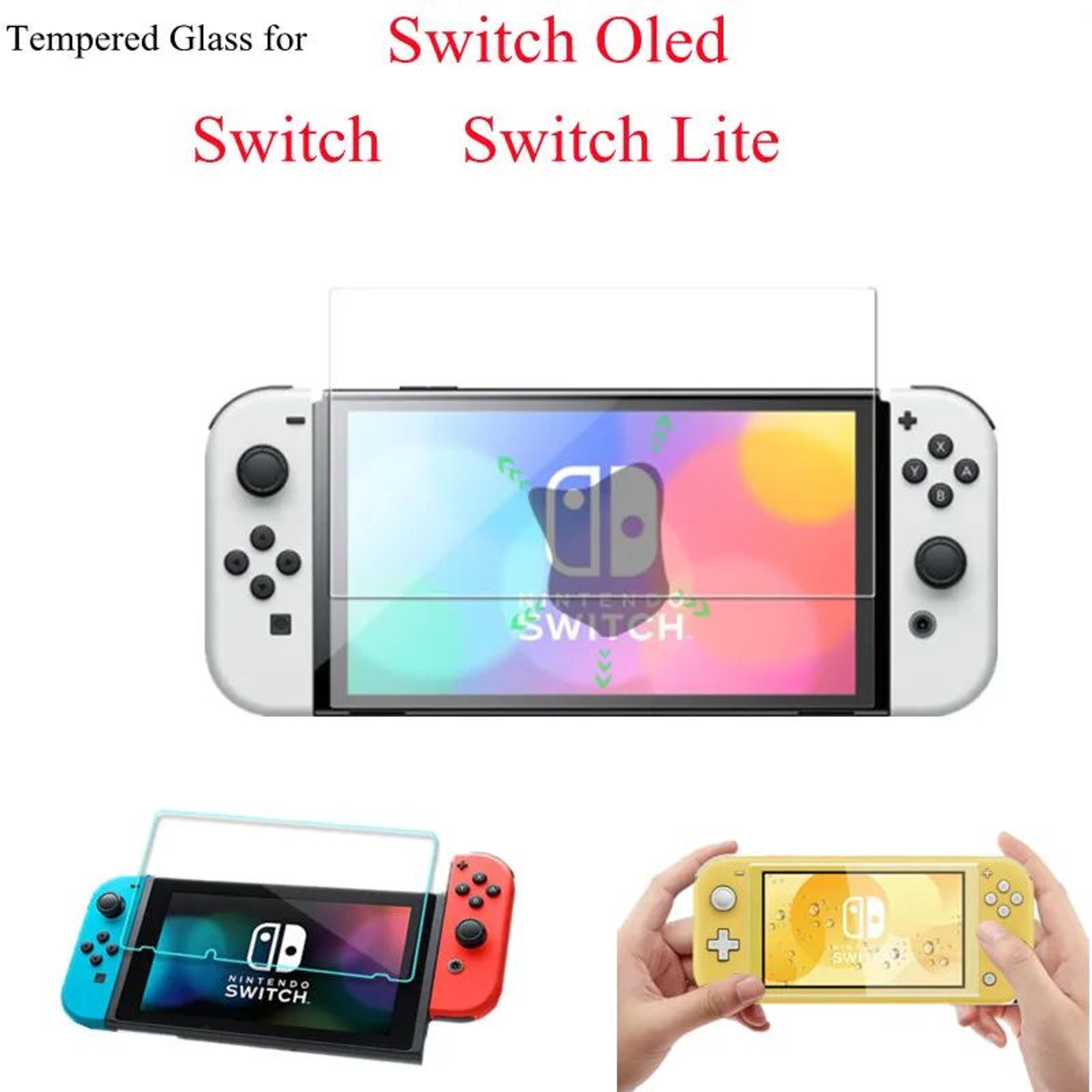 Nintendo Switch OLED  Lite Tempered Glass Screen Protector  AntiScratch Crystal Clear LCD Protectio 0