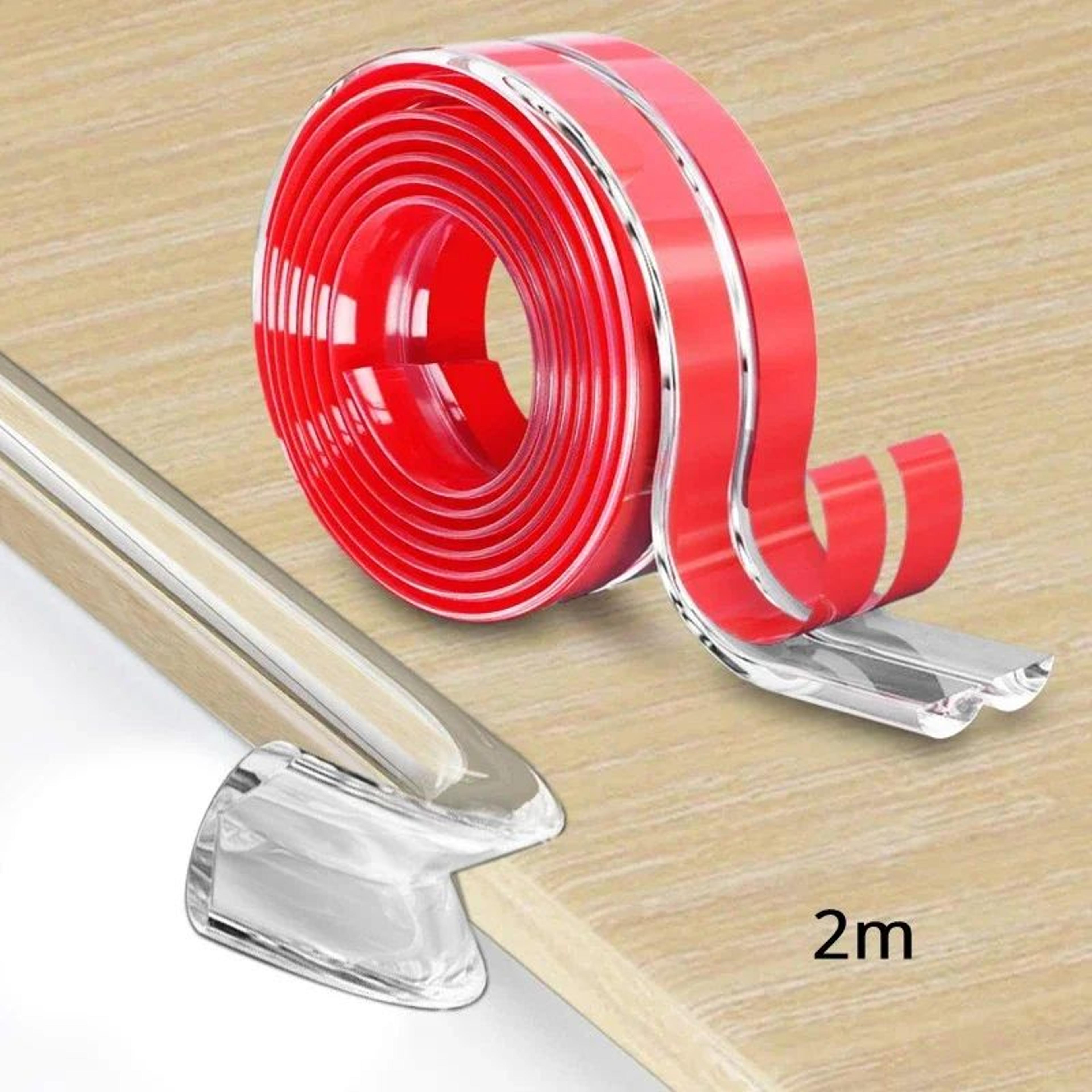 Transparent Table Edge Guard Baby Safety Strip  Soft SelfAdhesive Furniture Corner Protector 13M 4