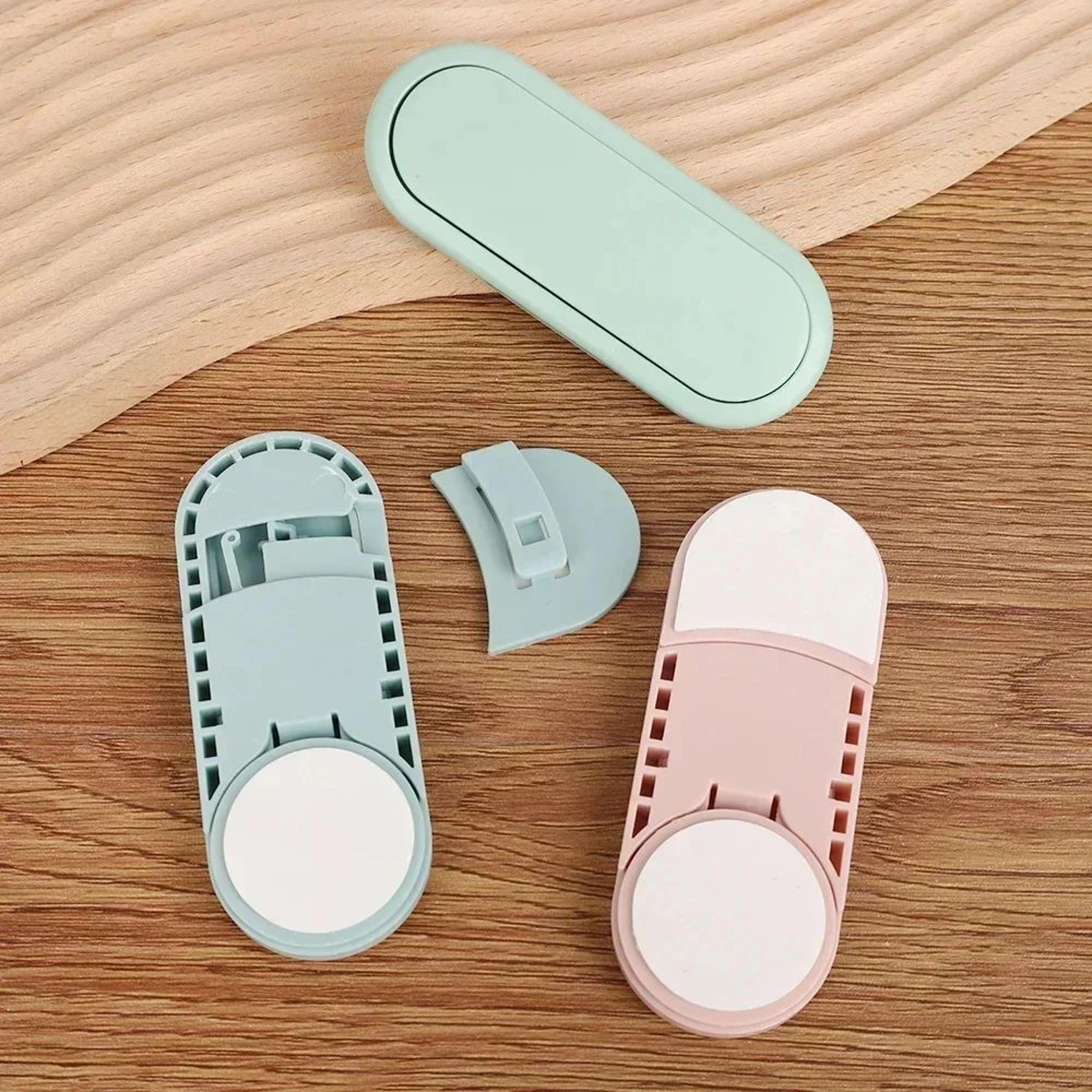 Invisible Baby Safety Cabinet Locks  Childproof Drawer  Door Latches 5Pack 3