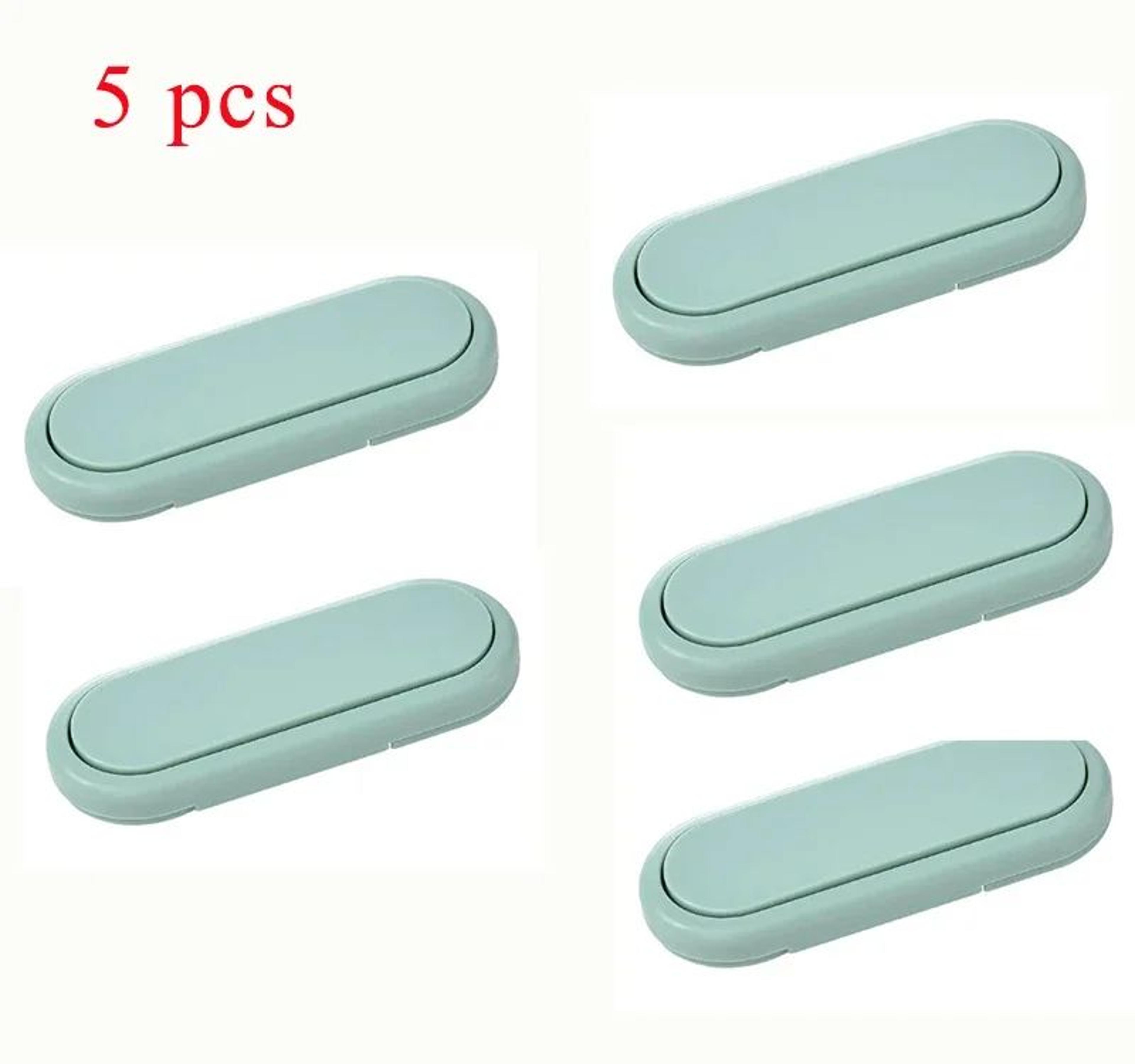 Invisible Baby Safety Cabinet Locks  Childproof Drawer  Door Latches 5Pack 7