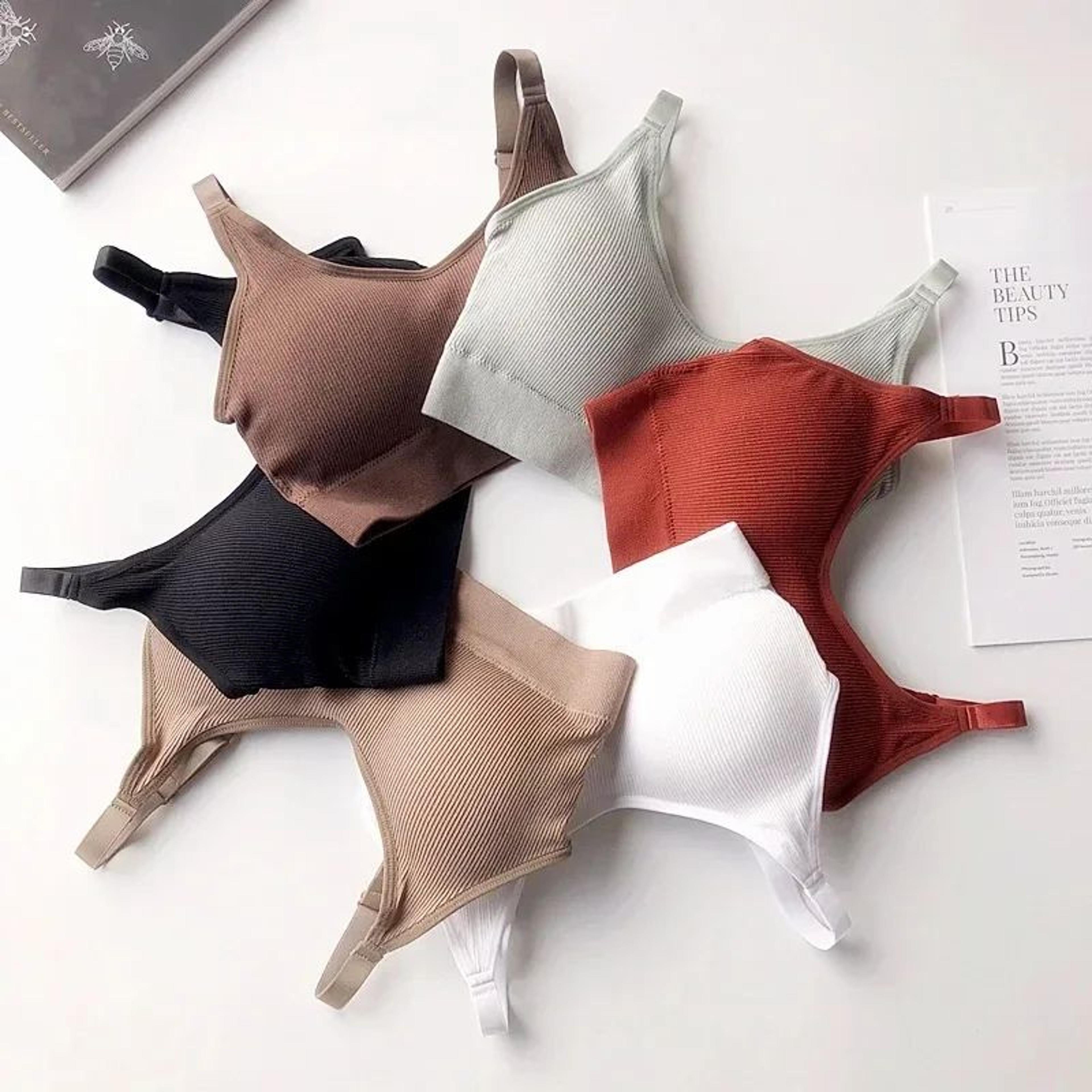 Wireless Cotton Tube Bra For Women  Seamless Strapless Lingerie Top 3