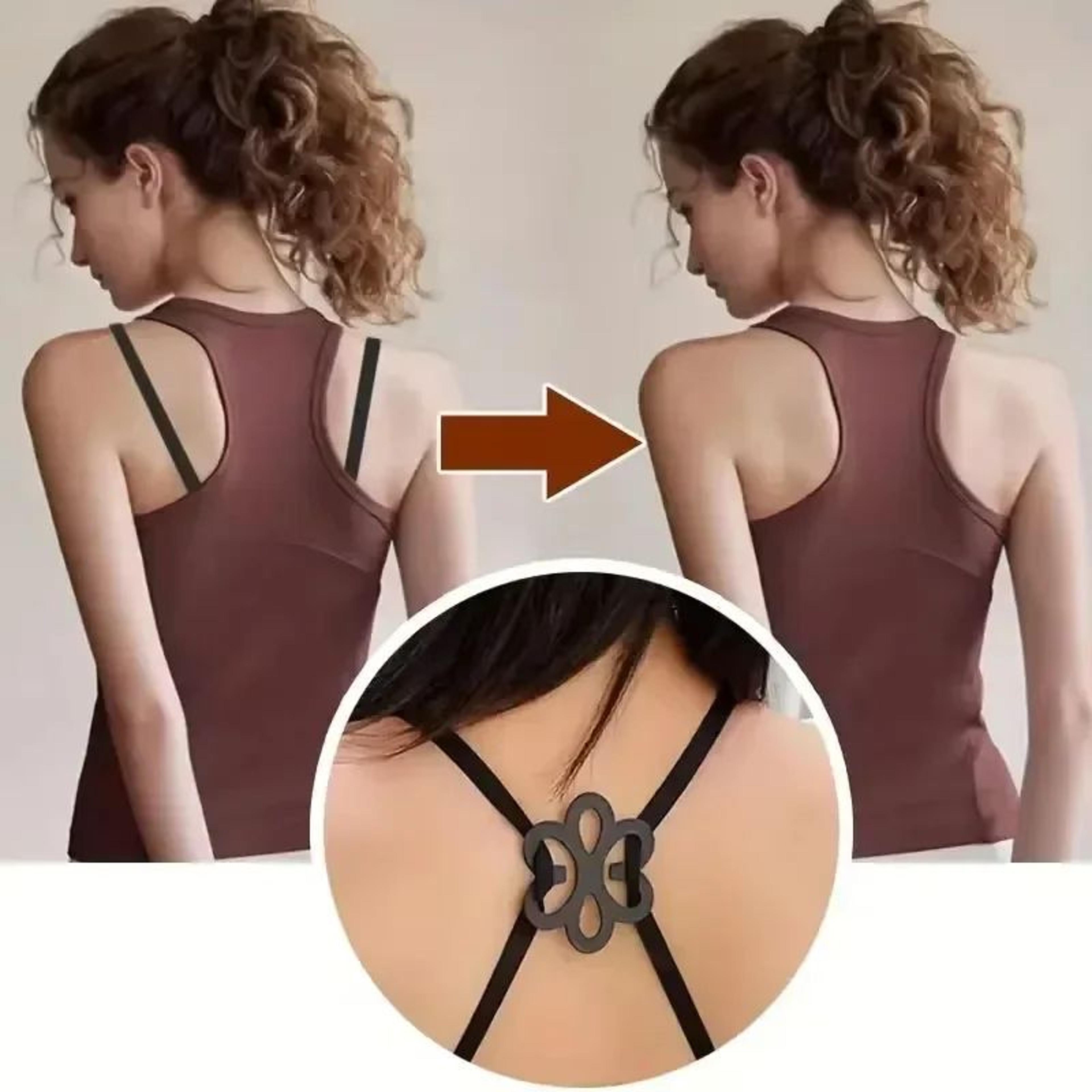 FlowerShaped Bra Strap Clips  NonSlip Bra Strap Concealers For A Seamless Braless Look 20Pack 3