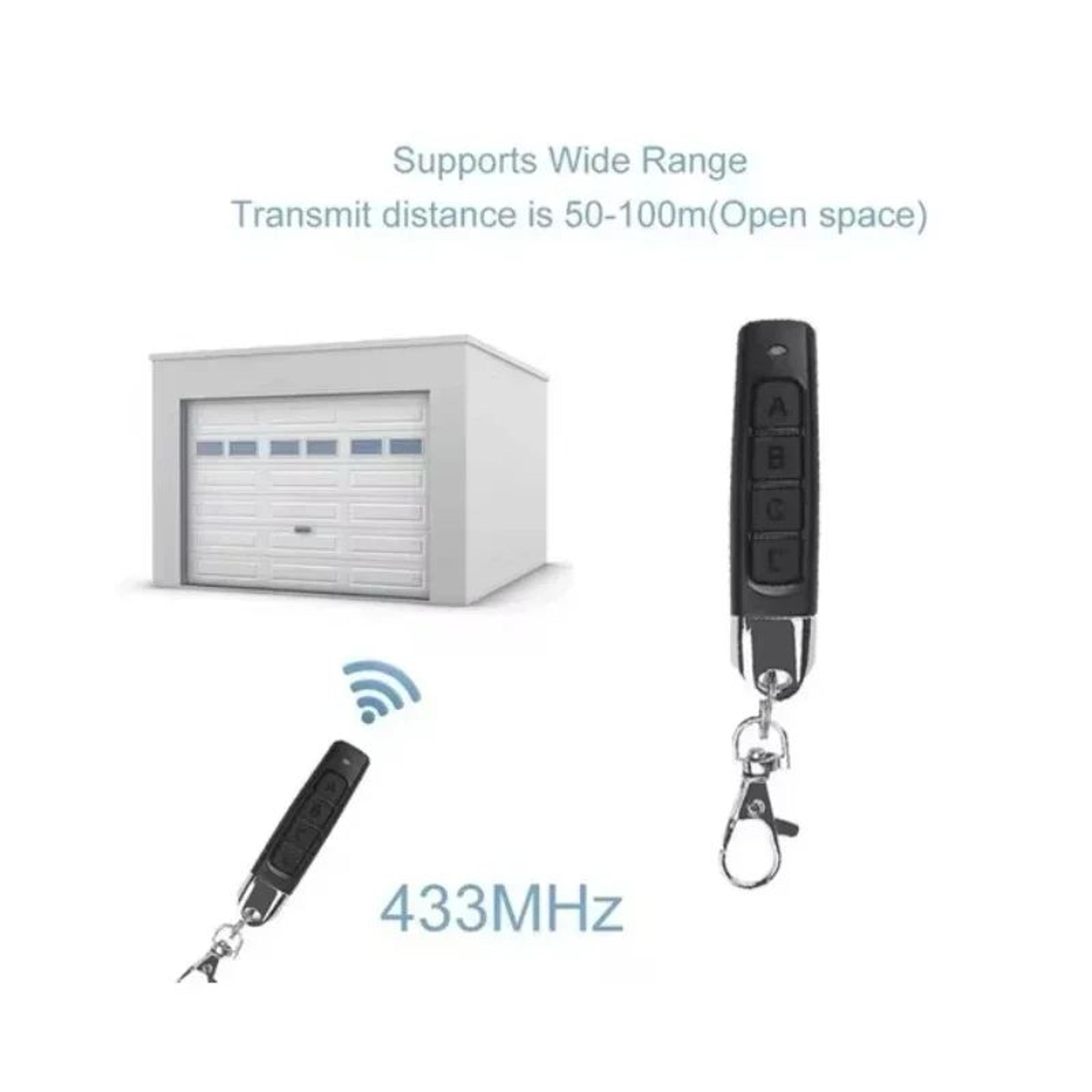 433MHz Universal Garage Door Remote Cloner  4Button Smart Copy Transmitter 2