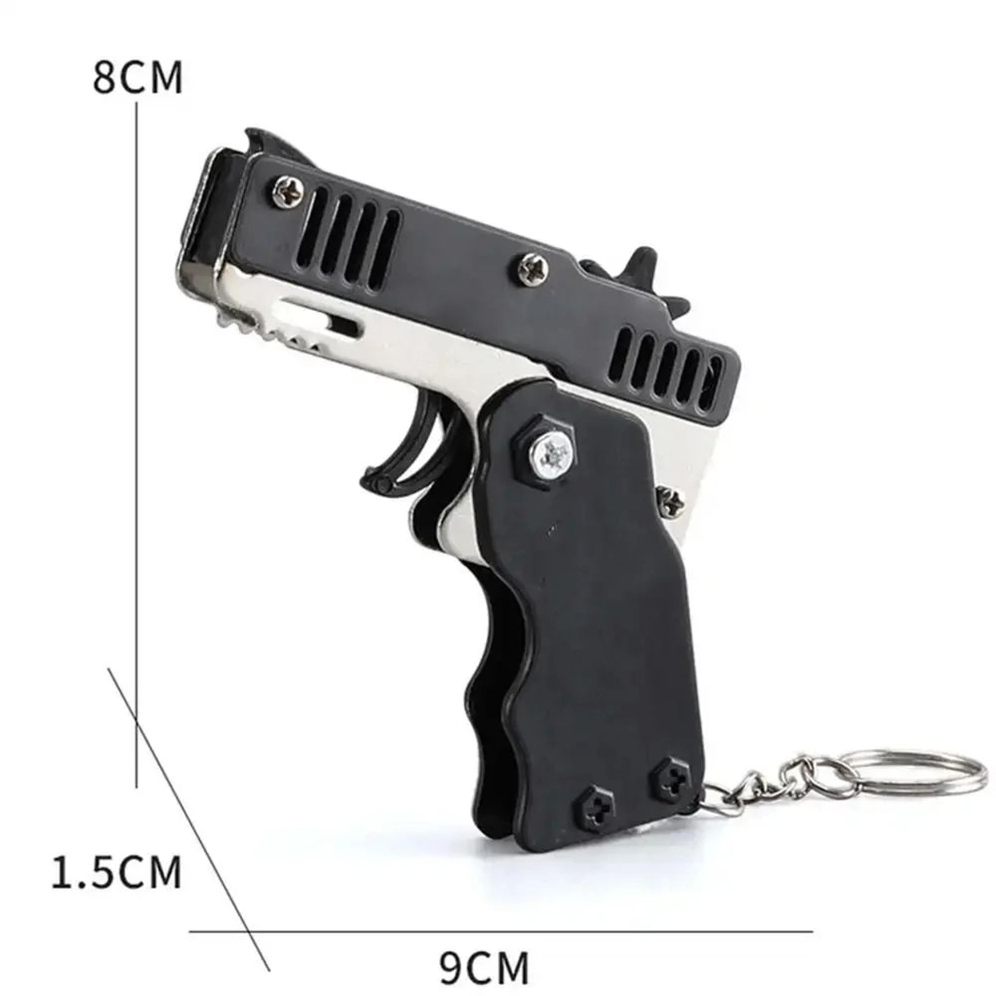 Folding Rubber Band Toy Gun For Kids  Safe Shooting Game Toy  Boys Gift 4