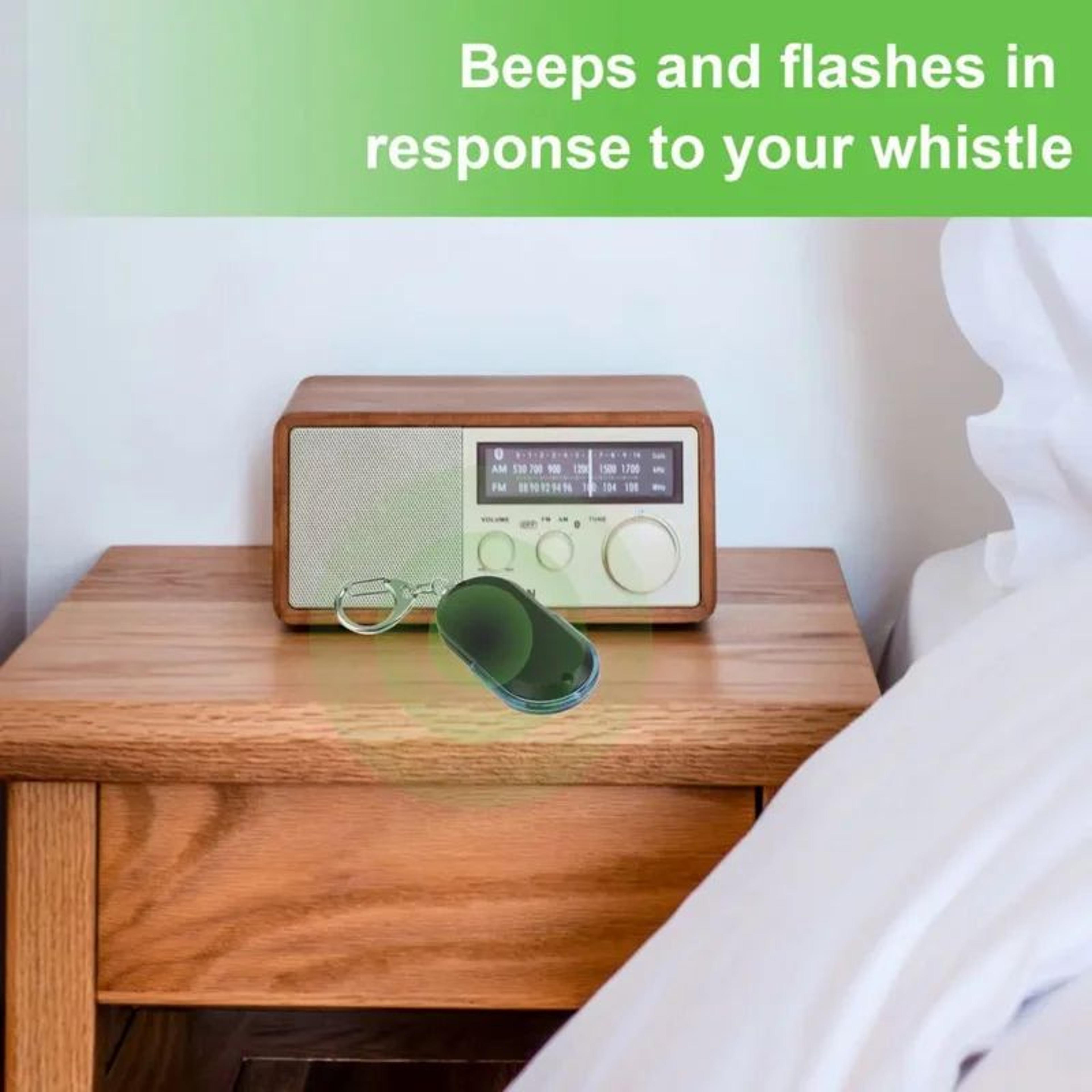 Smart Whistle Key Finder With LED Light  Portable AntiLost Key Locator For Keys  Bags 1