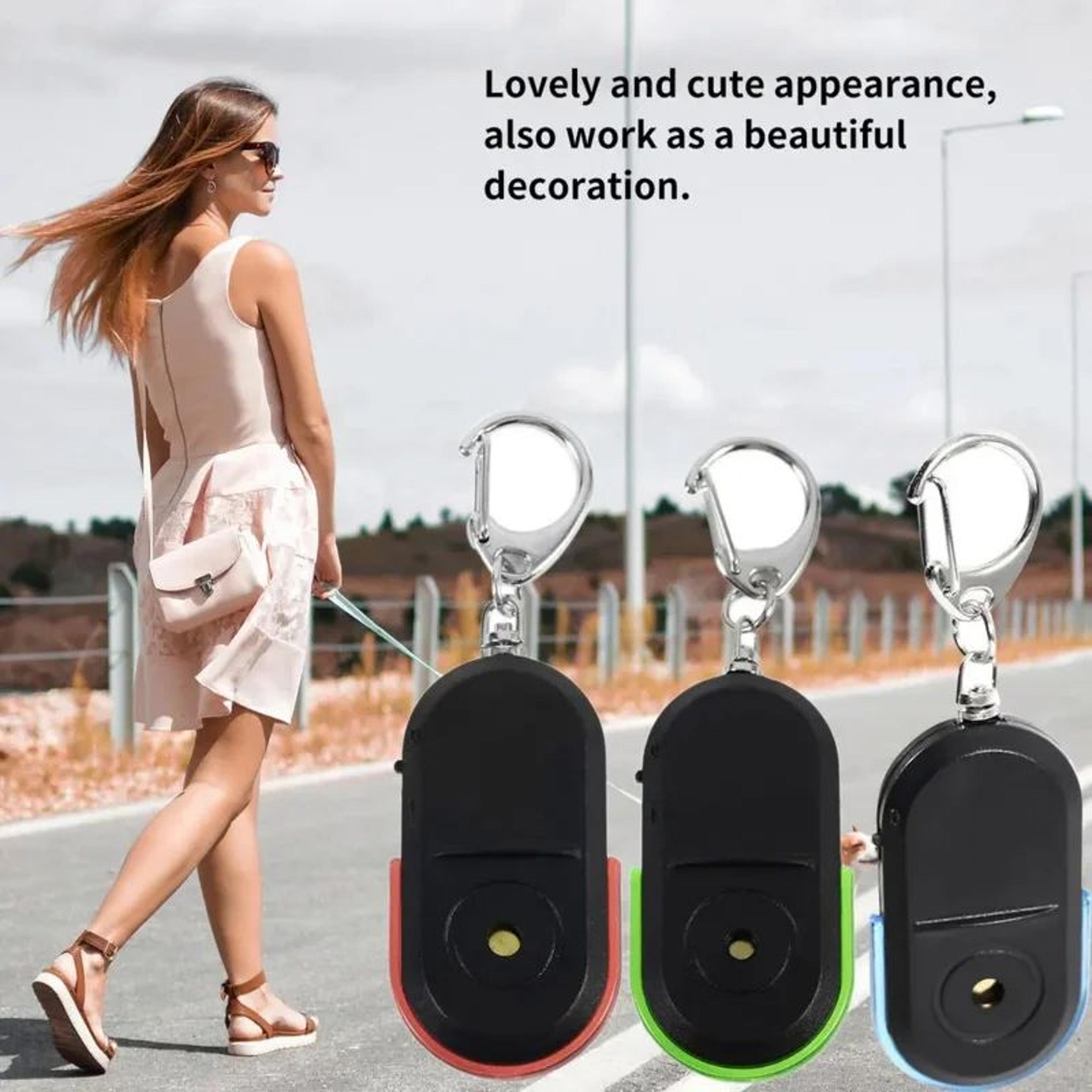 Smart Whistle Key Finder With LED Light  Portable AntiLost Key Locator For Keys  Bags 3