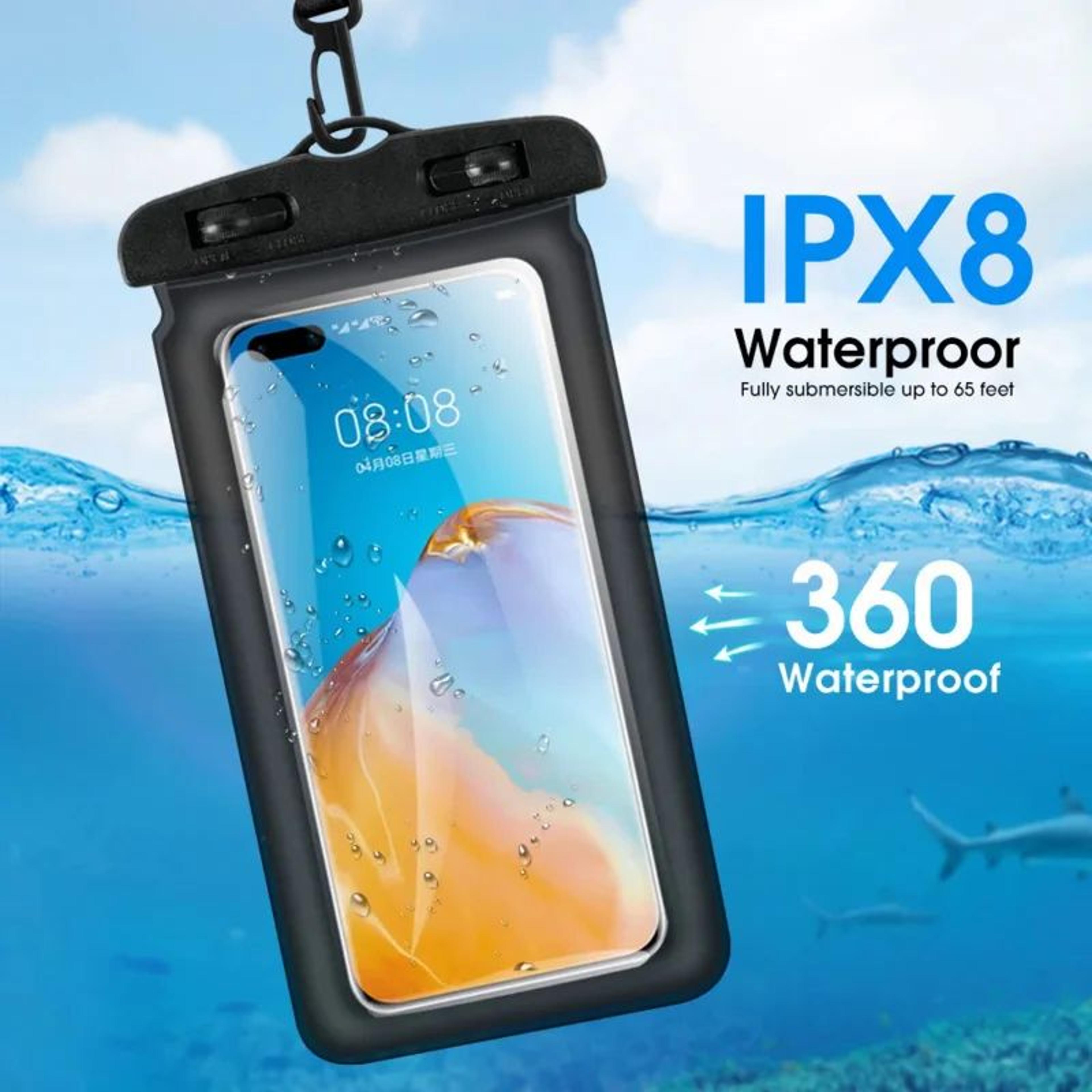 Universal IP68 Waterproof Floating Phone Pouch For Swimming Beach  Travel 2