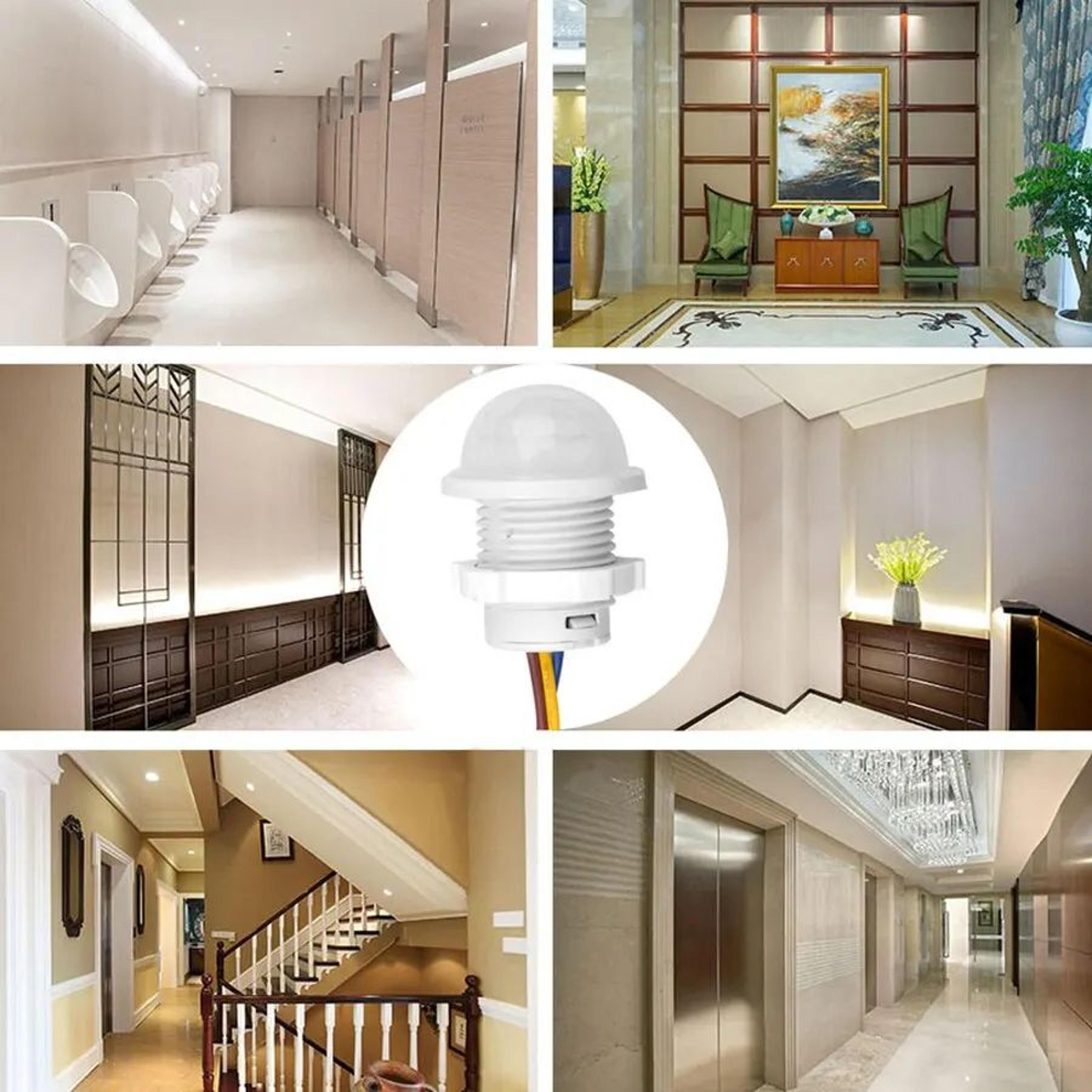 Smart PIR Motion Sensor Light Switch  Indoor  Outdoor Infrared Auto OnOff 2Pack 5