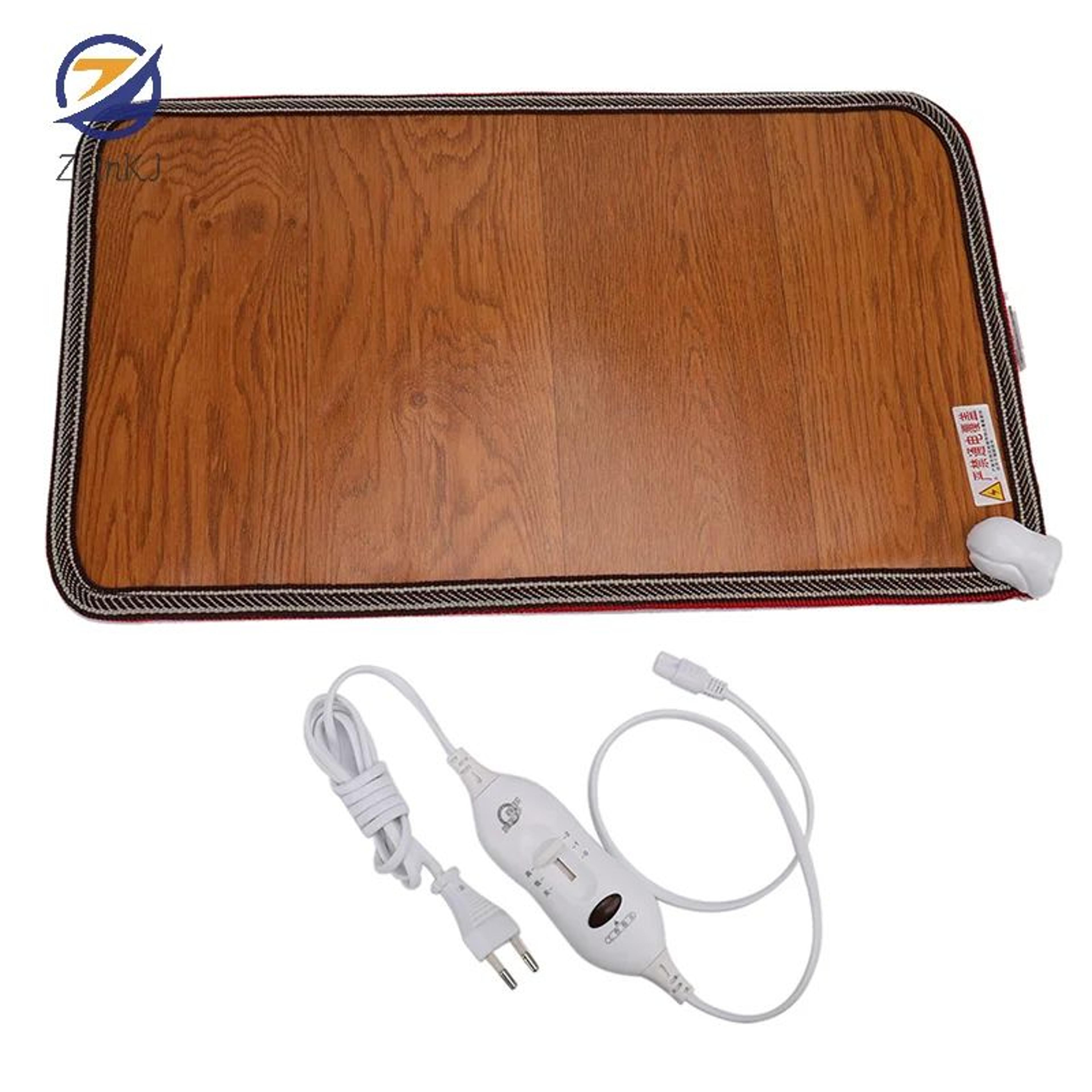 Electric Heated Foot Mat With Thermostat  Cozy UnderDesk Foot  Leg Warmer For Home And Office 0