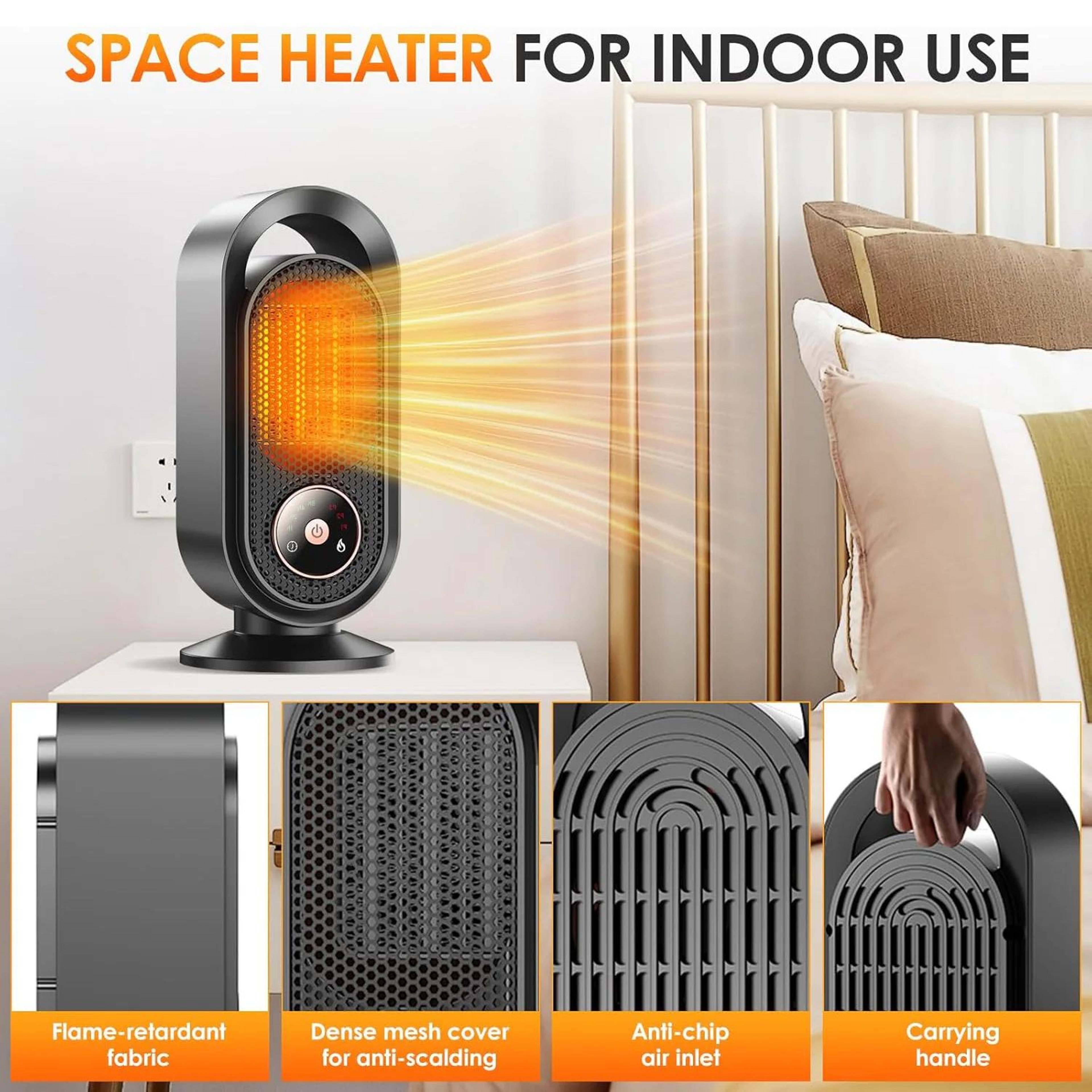 1500W Ceramic Space Heater With Fast 3Second WarmUp For Home  Office 2